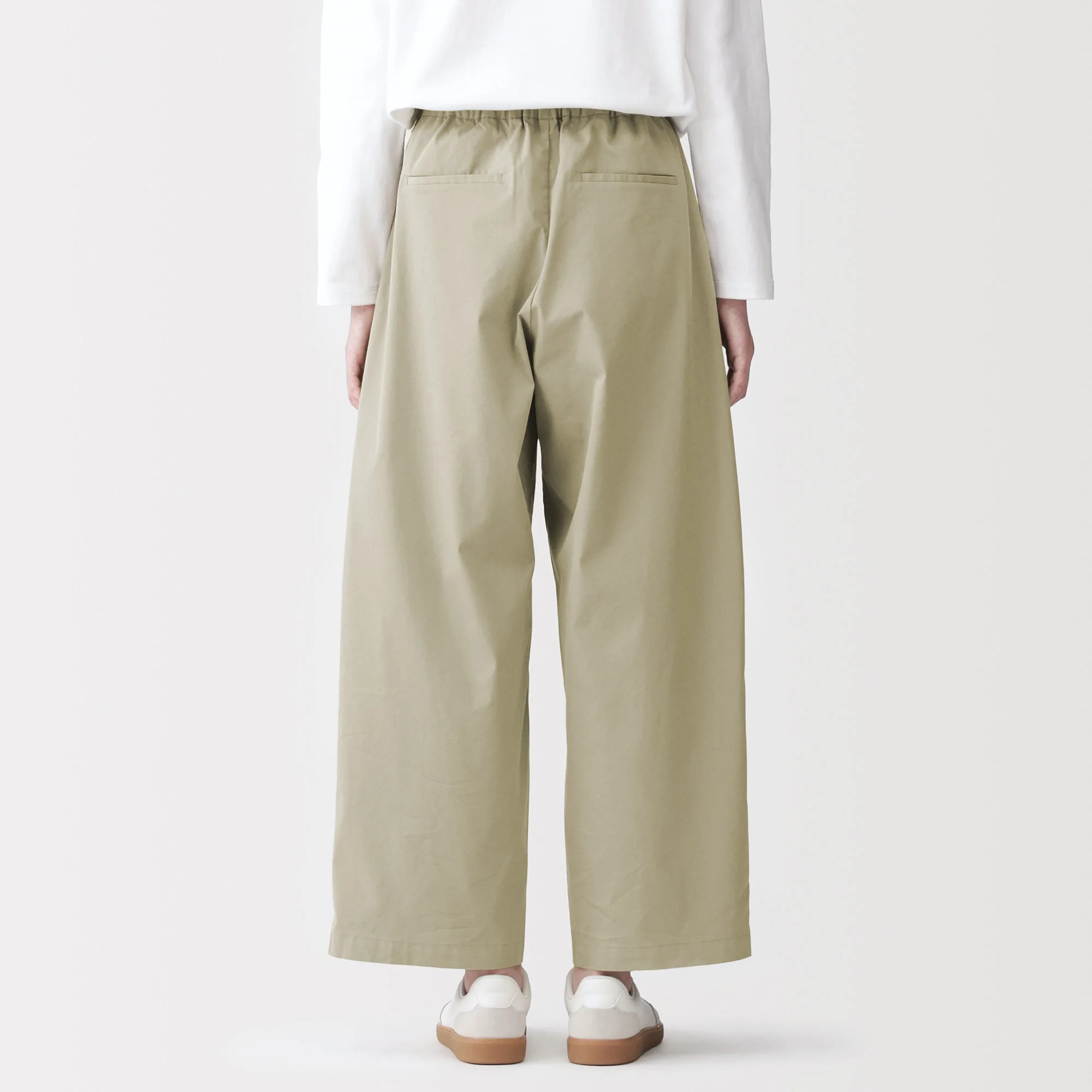 Cotton Twill Wide Tapered Pants - Image 24