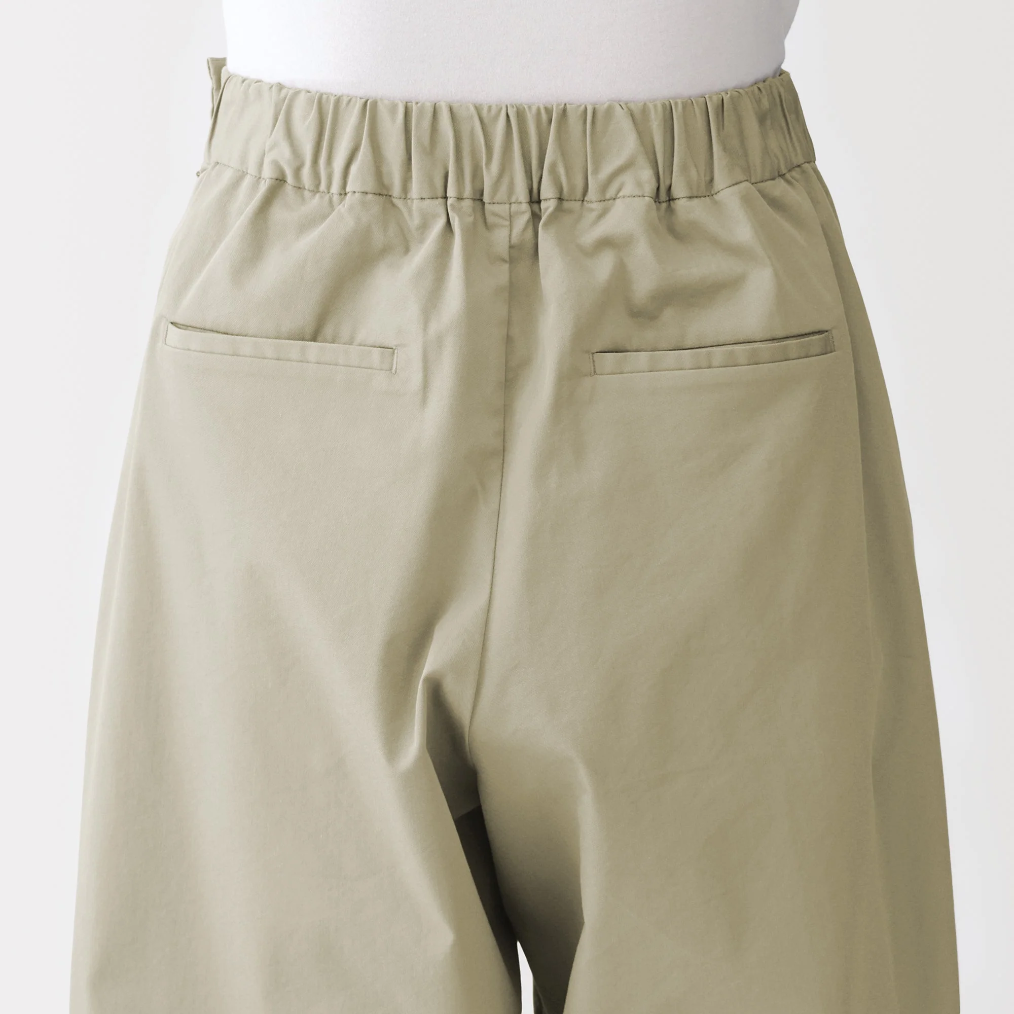 Cotton Twill Wide Tapered Pants - Image 35
