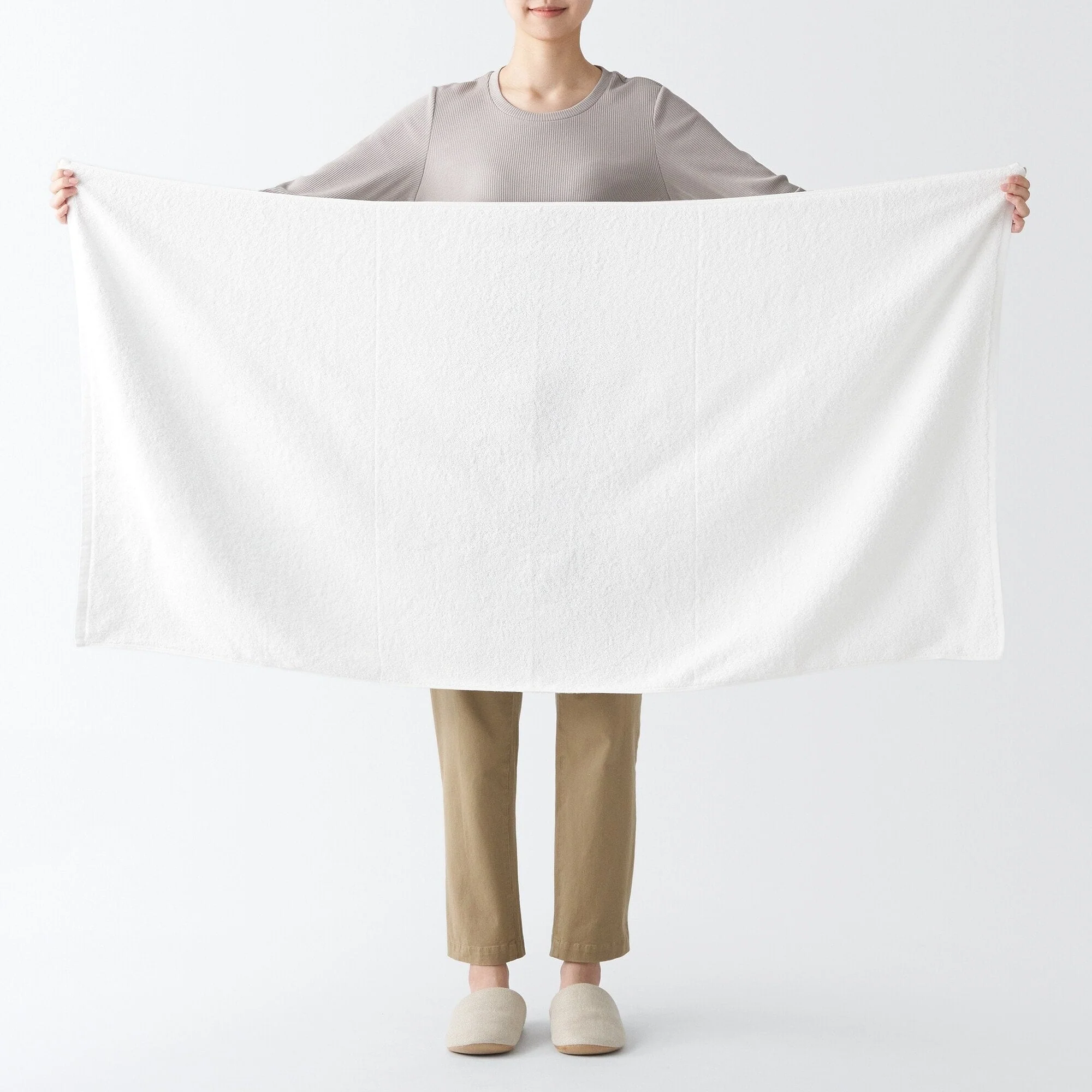 Cotton Twin Pile Large Bath Towel with Loop - Image 20