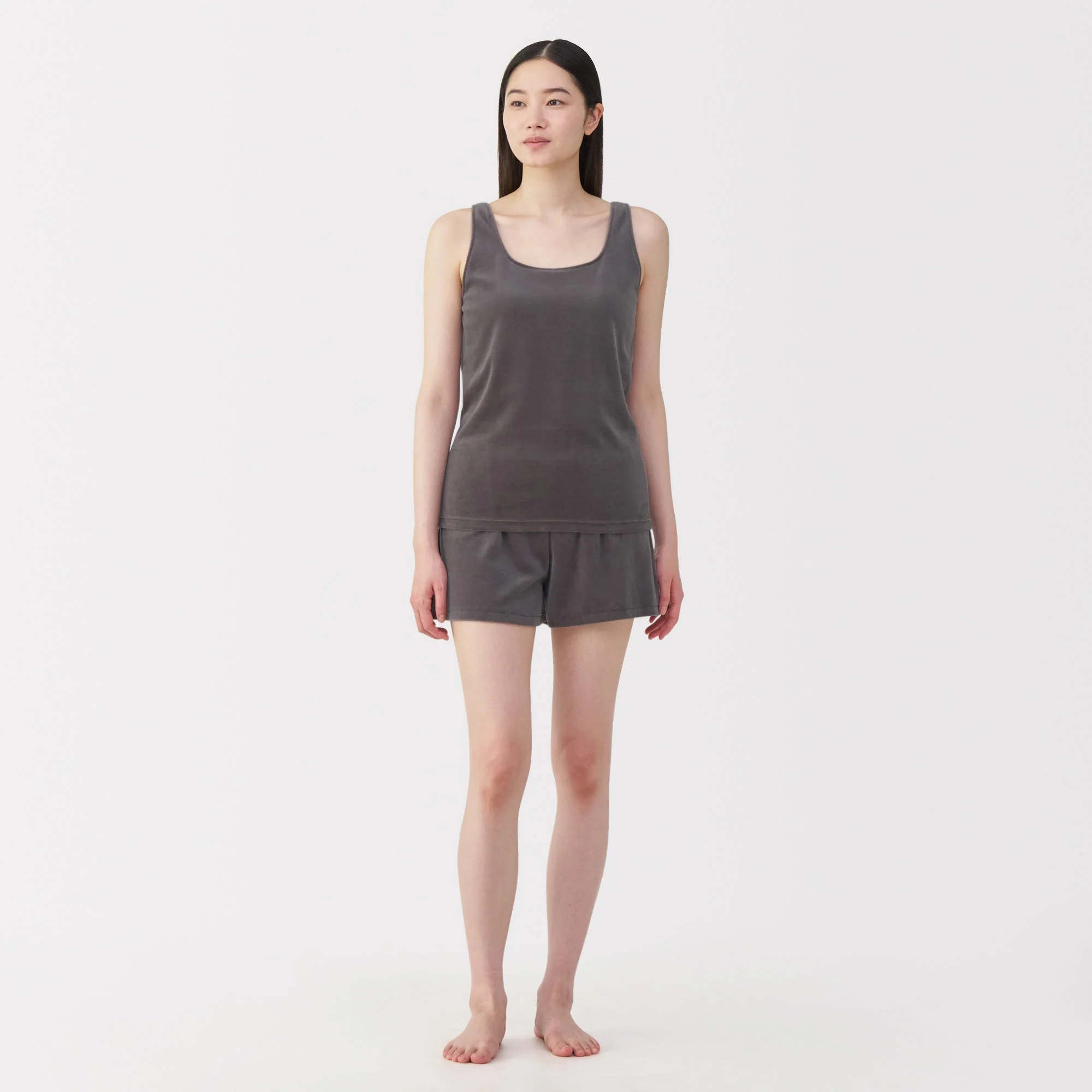 Cotton Velour Tank Top - Image 11