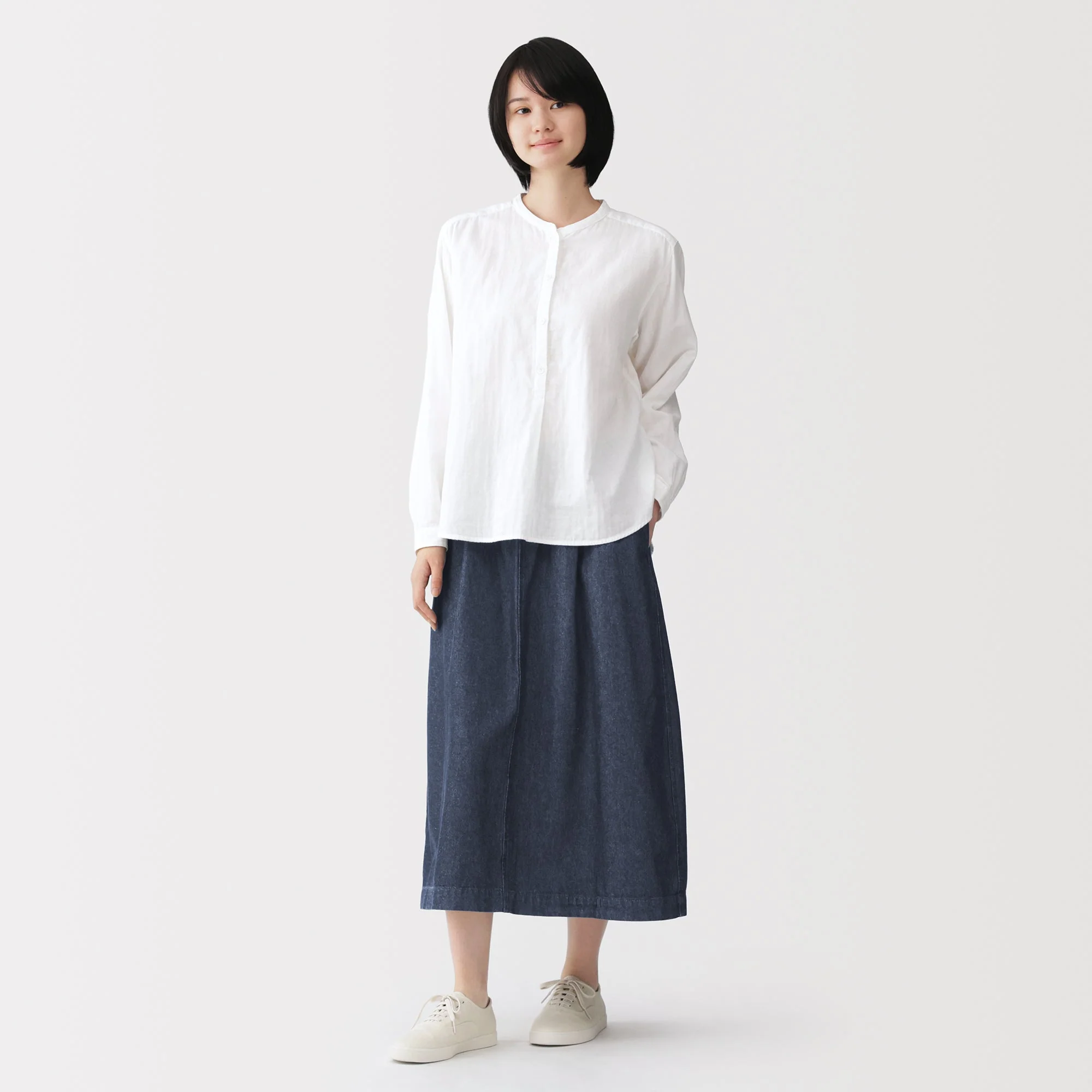 Denim Easy Skirt - Image 4