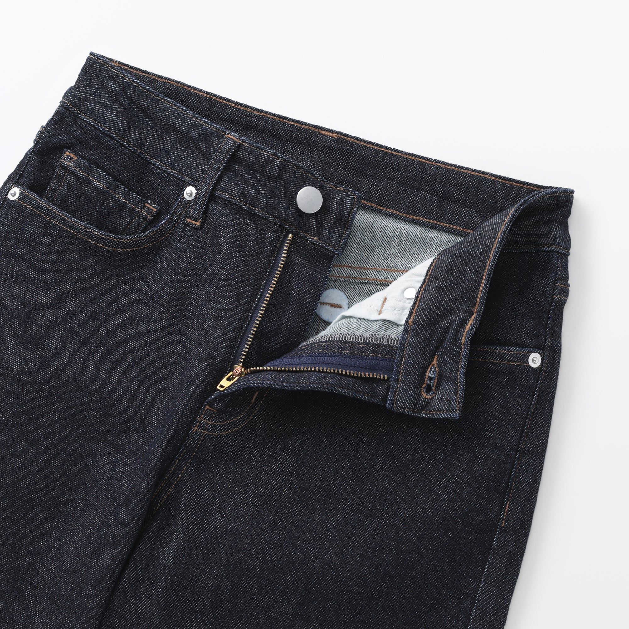 Denim Slim Straight Pants - Image 18