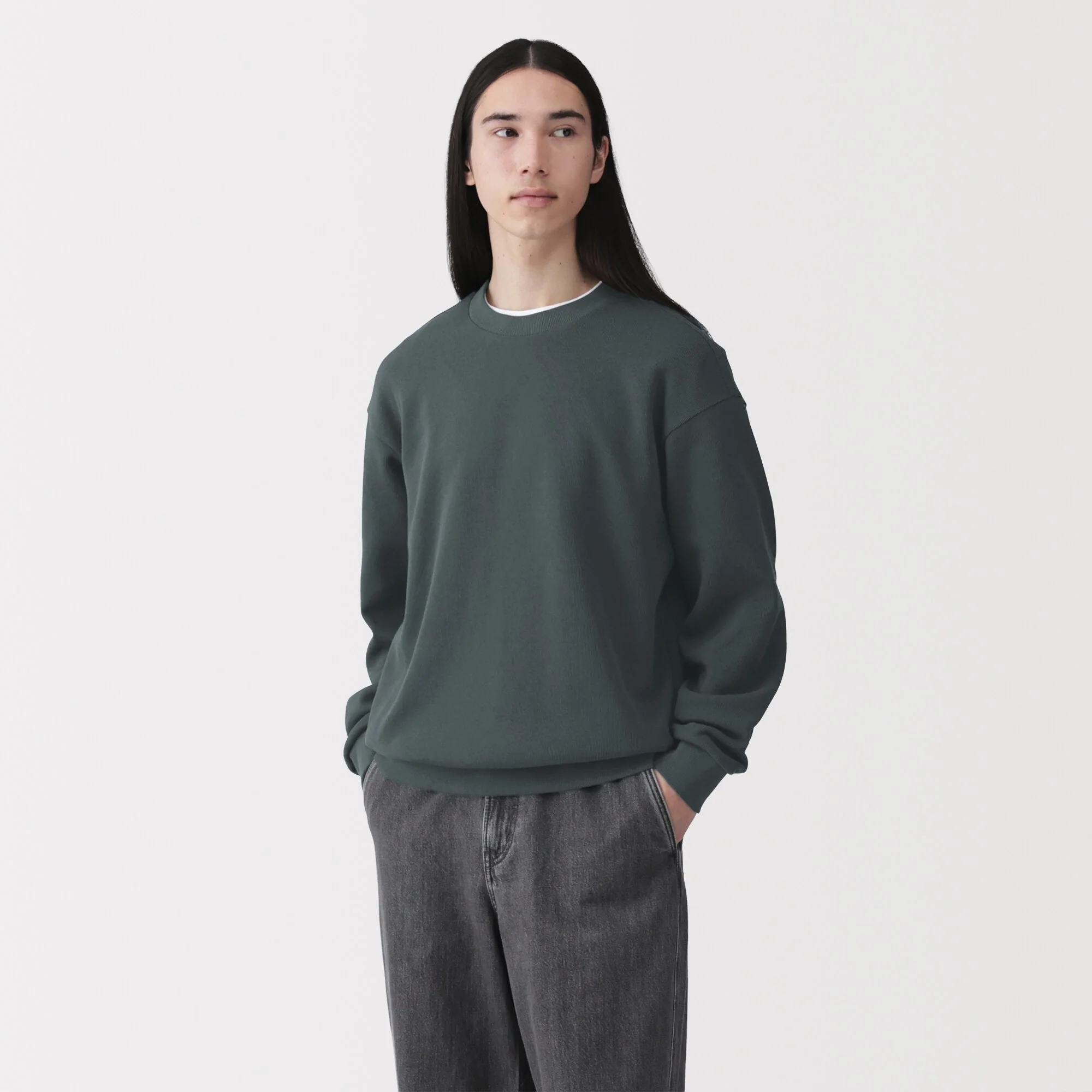 Double Knit Crewneck Pullover - Image 35