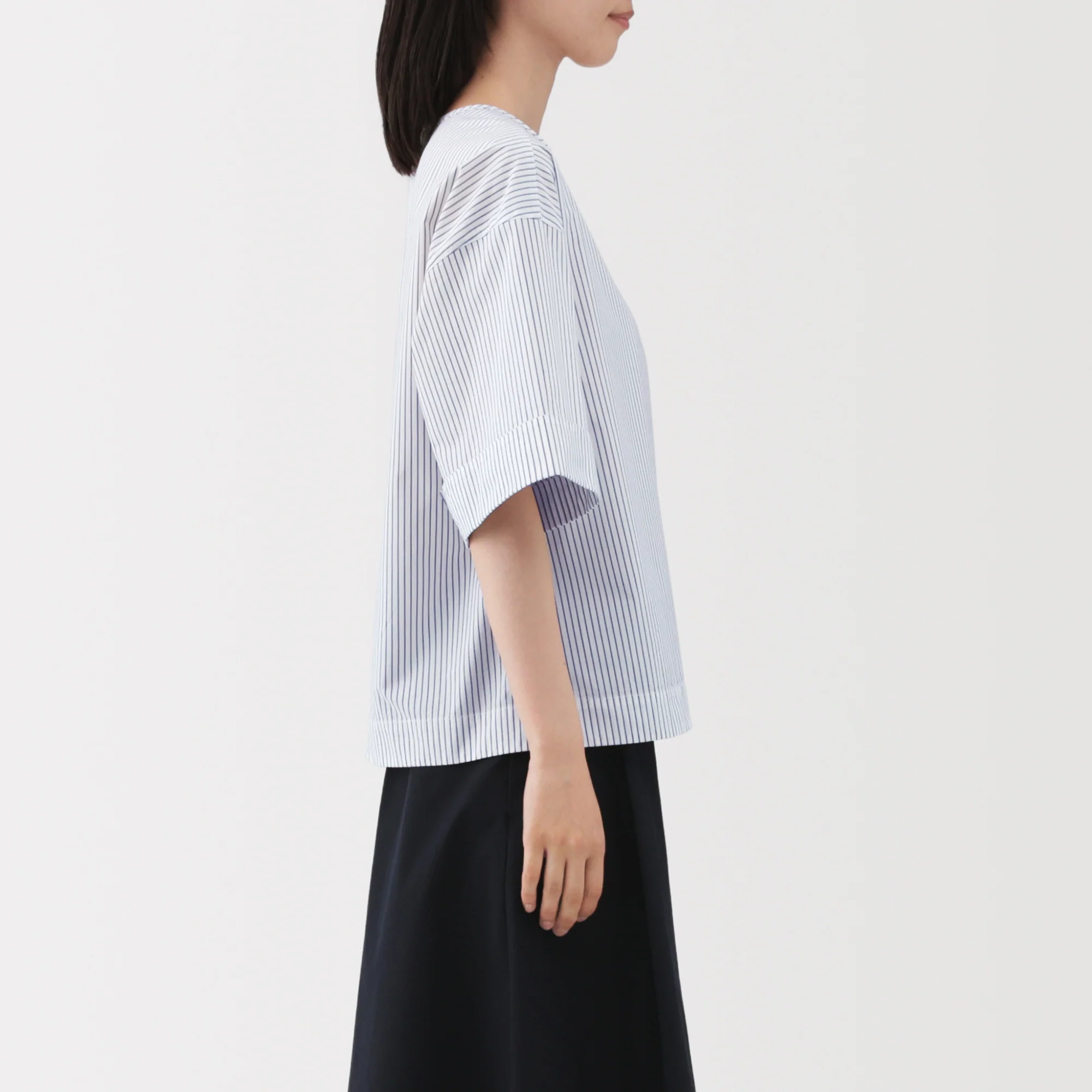 Broadcloth Half Sleeve Blouse - Image 32