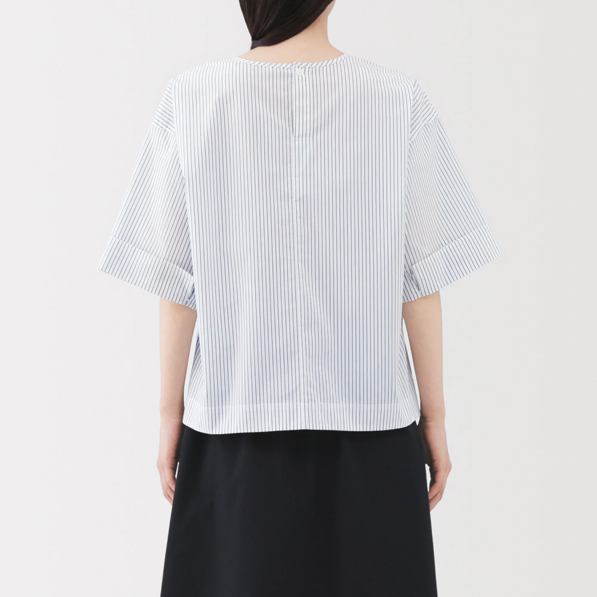 Broadcloth Half Sleeve Blouse - Image 6