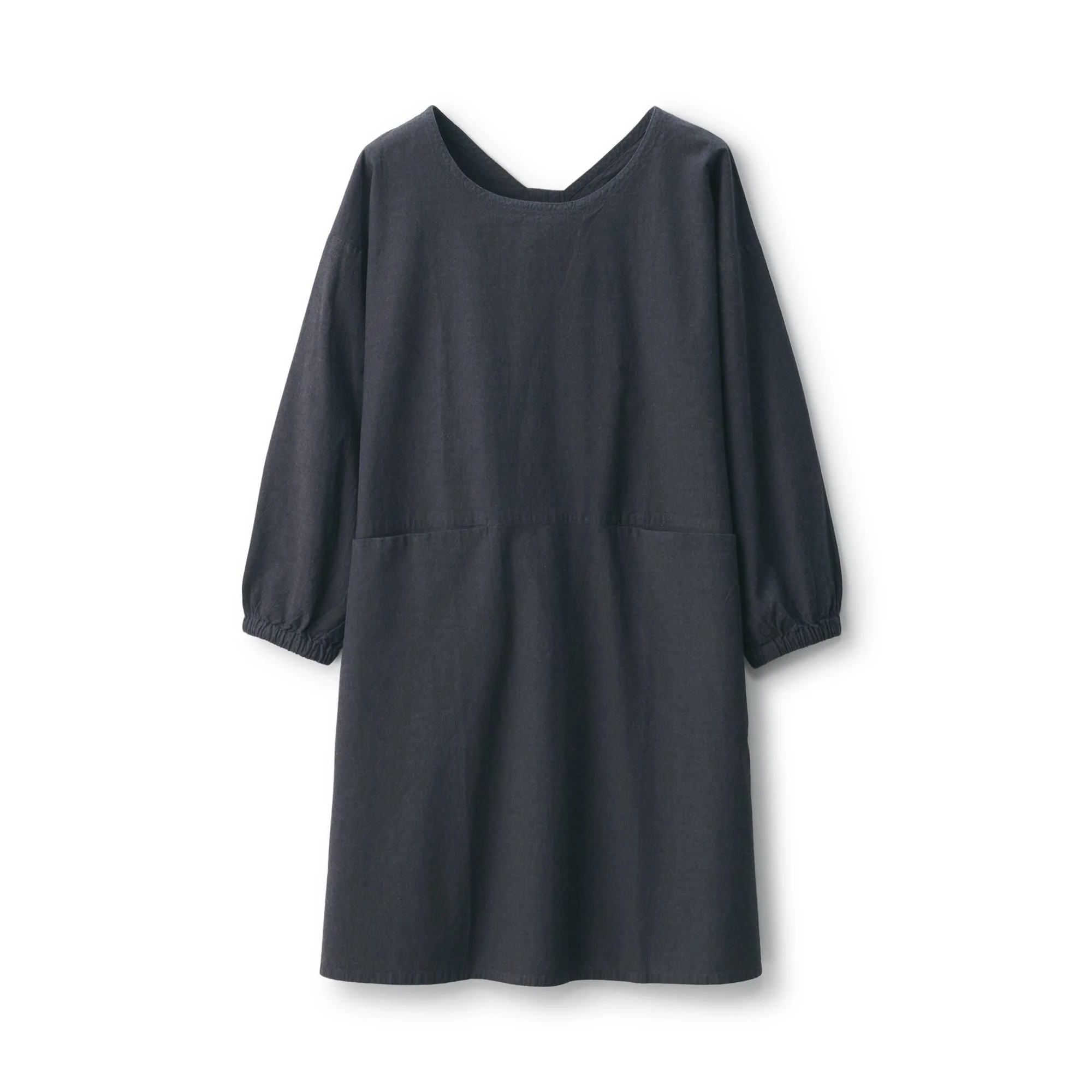 Easy Fit Long Sleeve Apron - Dark Gray