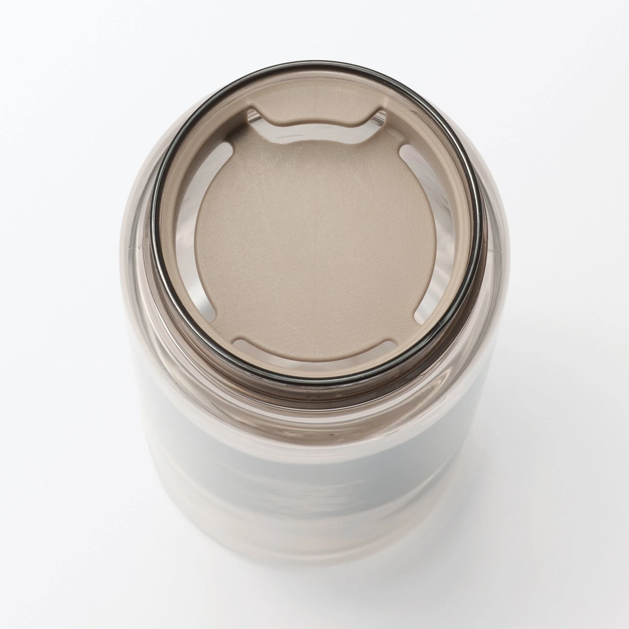 Easy-to-Carry Water Bottle With Scale - Sand Beige (16.9 fl oz) - Image 2