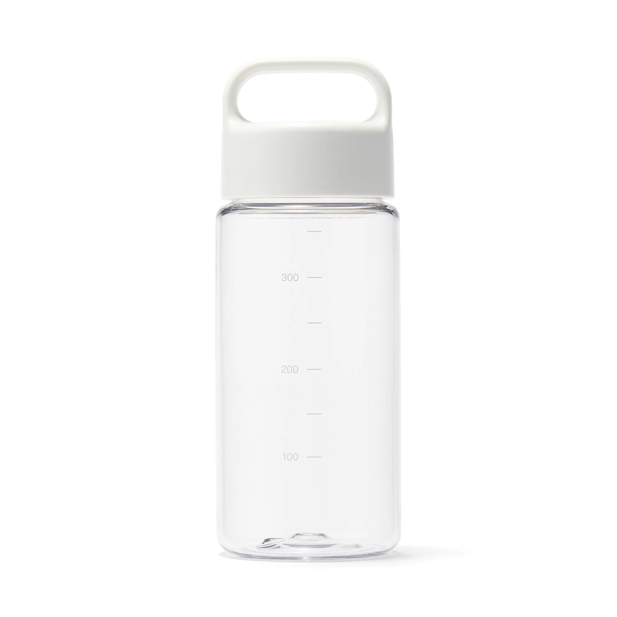 Easy-to-Carry Water Bottle With Scale - White (11.8 fl oz)