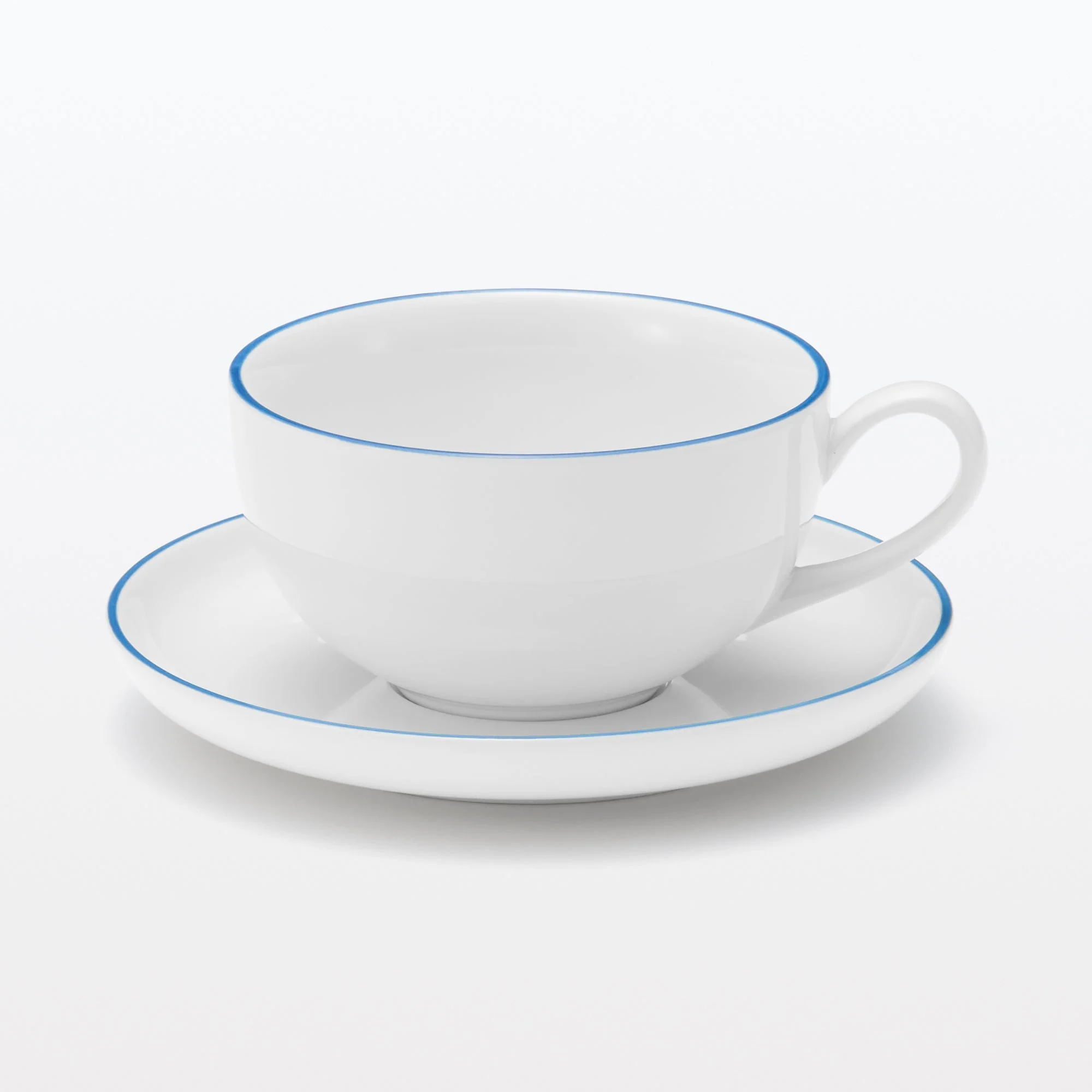 Everyday Tableware Teacup - Blue Stripe - Image 2