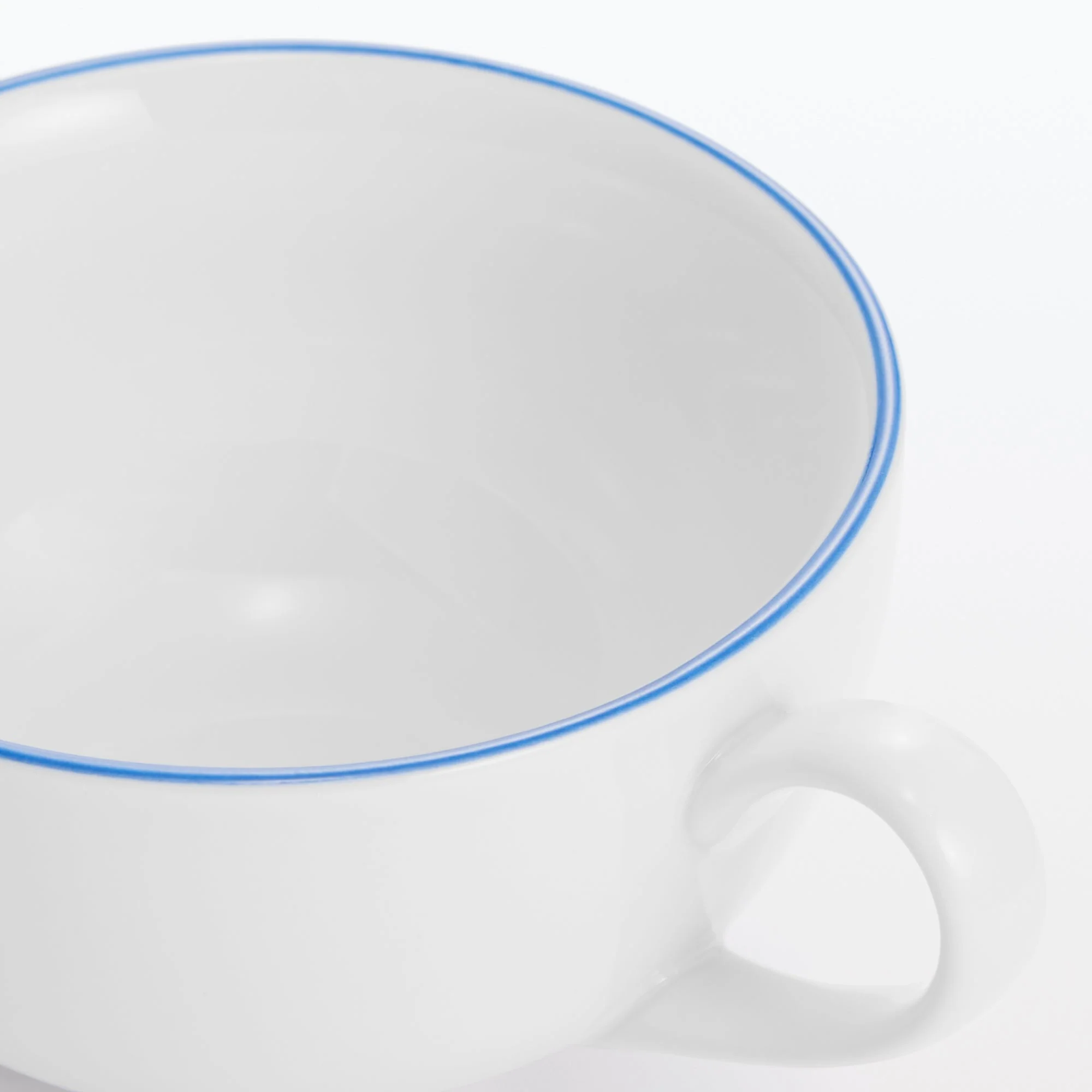 Everyday Tableware Teacup - Blue Stripe - Image 6