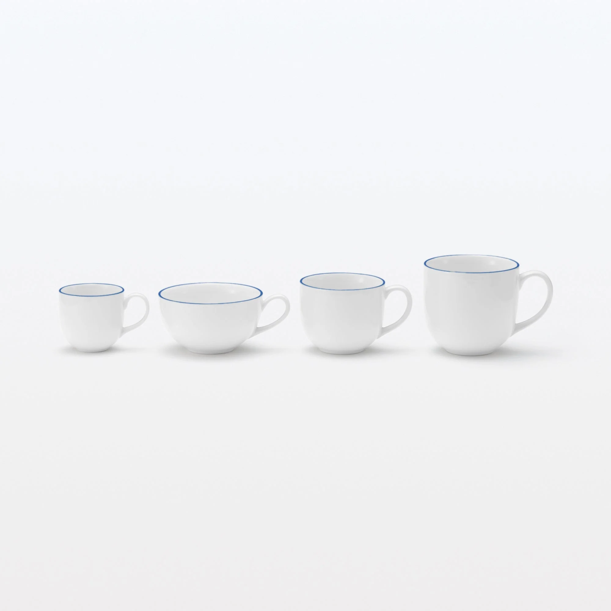 Everyday Tableware Teacup - Blue Stripe - Image 8