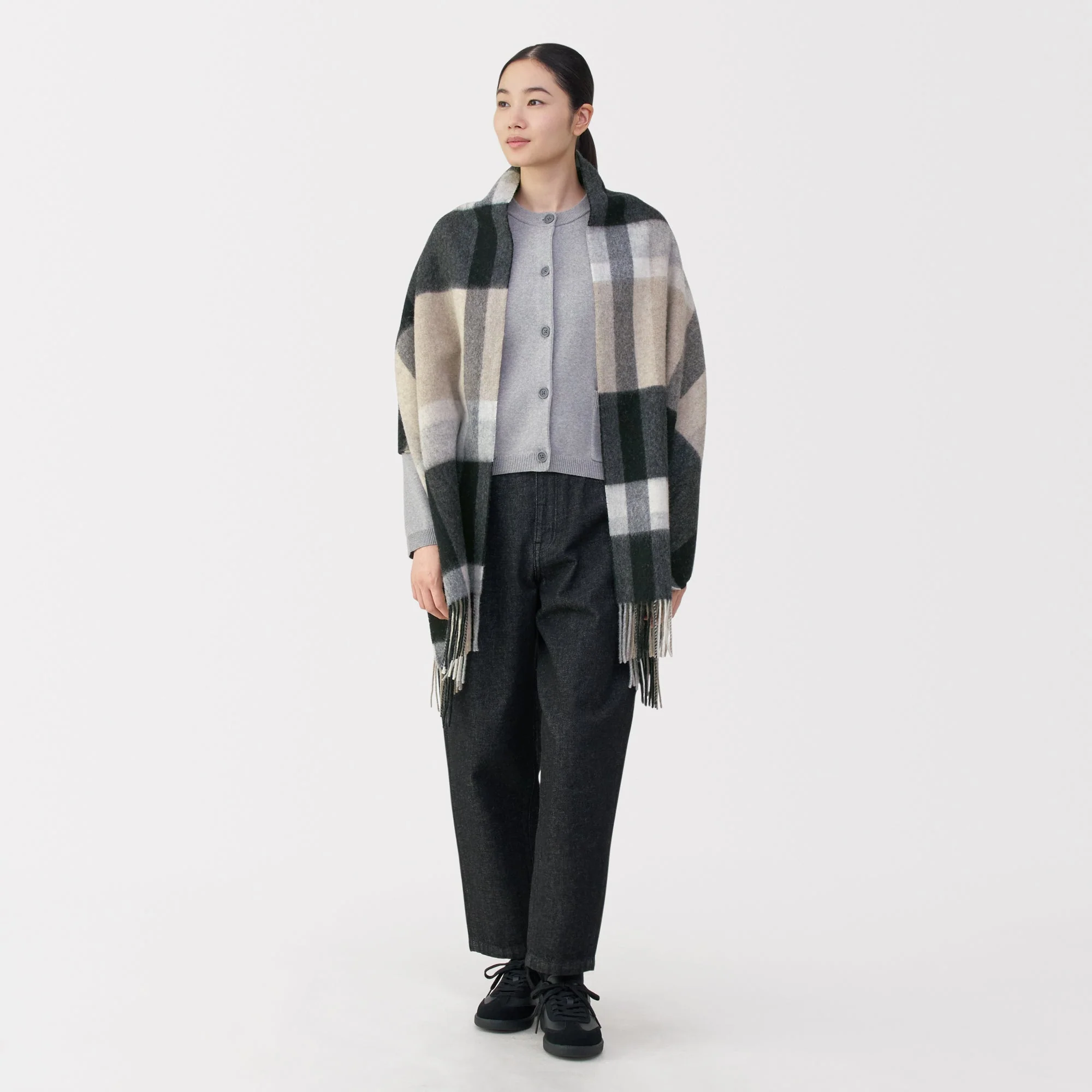 Fluffy Wool Blanket Stole - Image 19