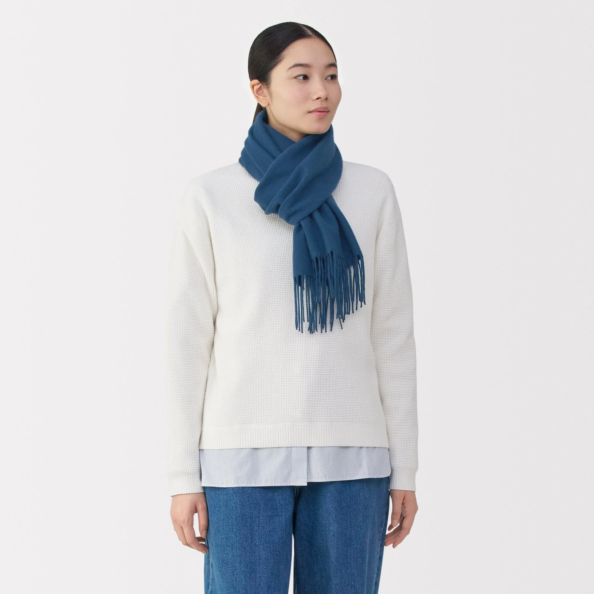 Fluffy Wool Scarf - Image 18