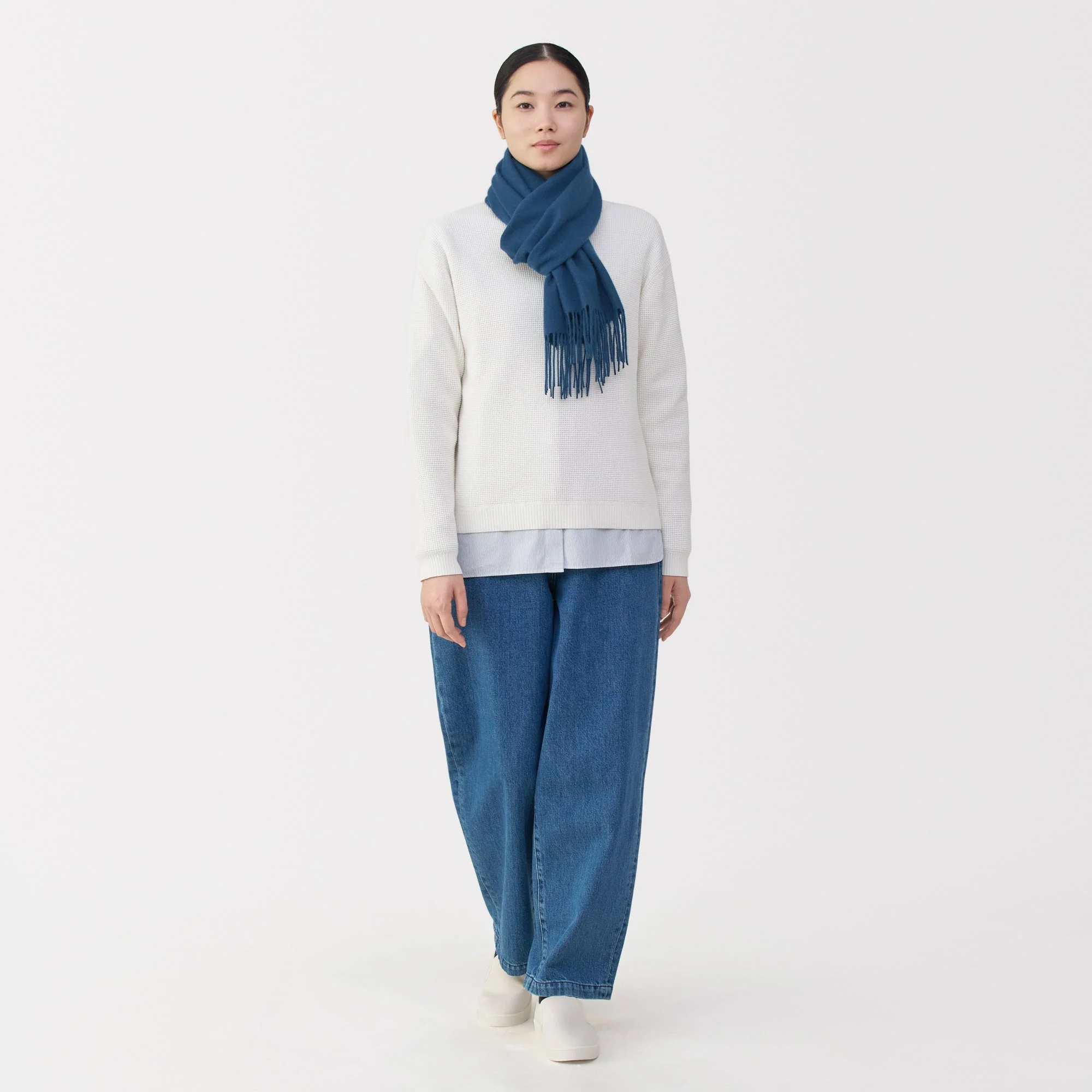 Fluffy Wool Scarf - Image 19