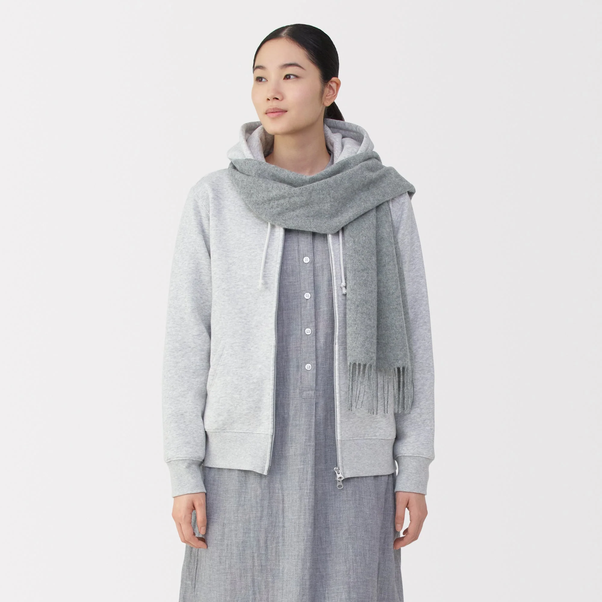 Fluffy Wool Scarf - Image 8