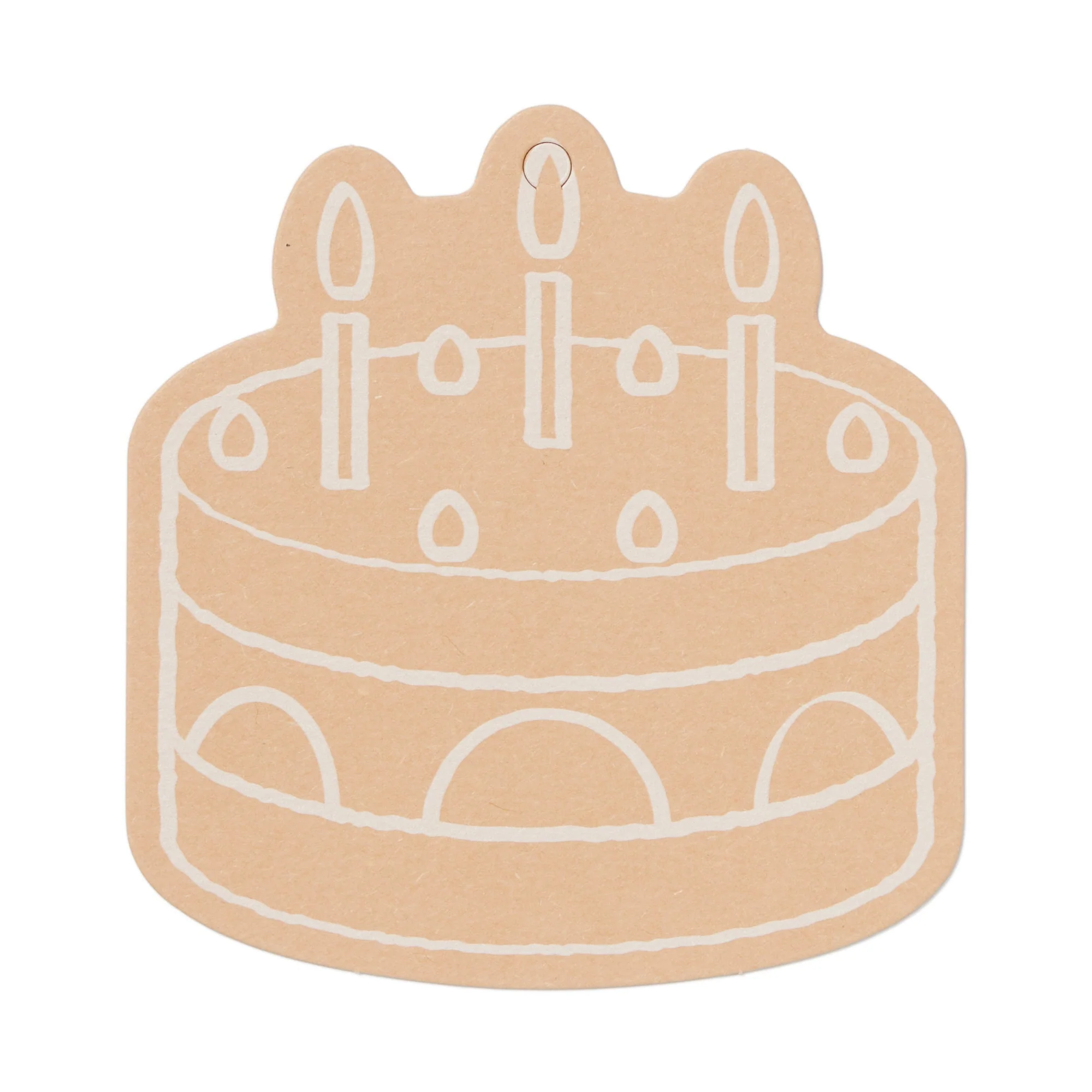 Gift Message Card - Cake
