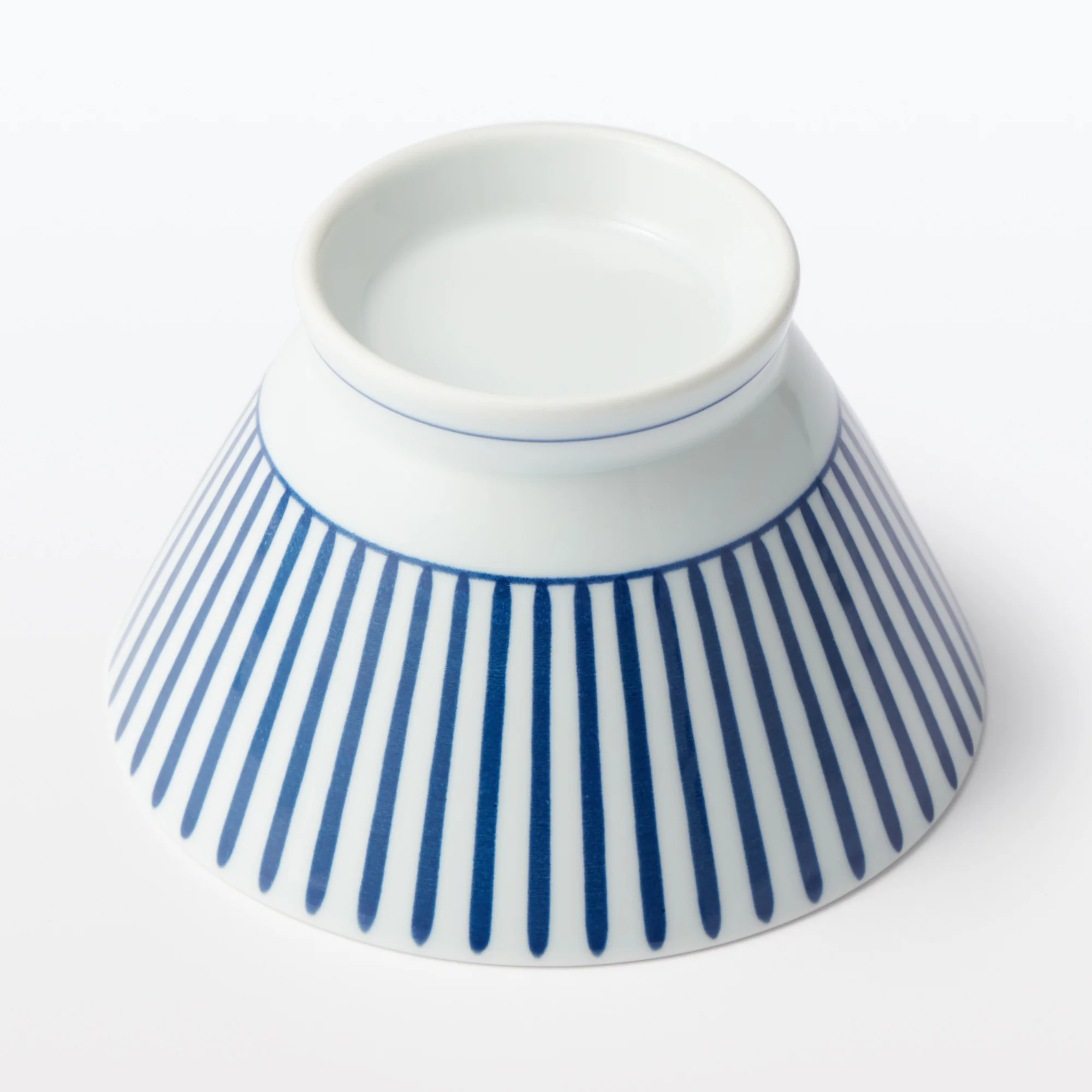 Hasami Ware Rice Bowl - Stripes Pattern - Image 13