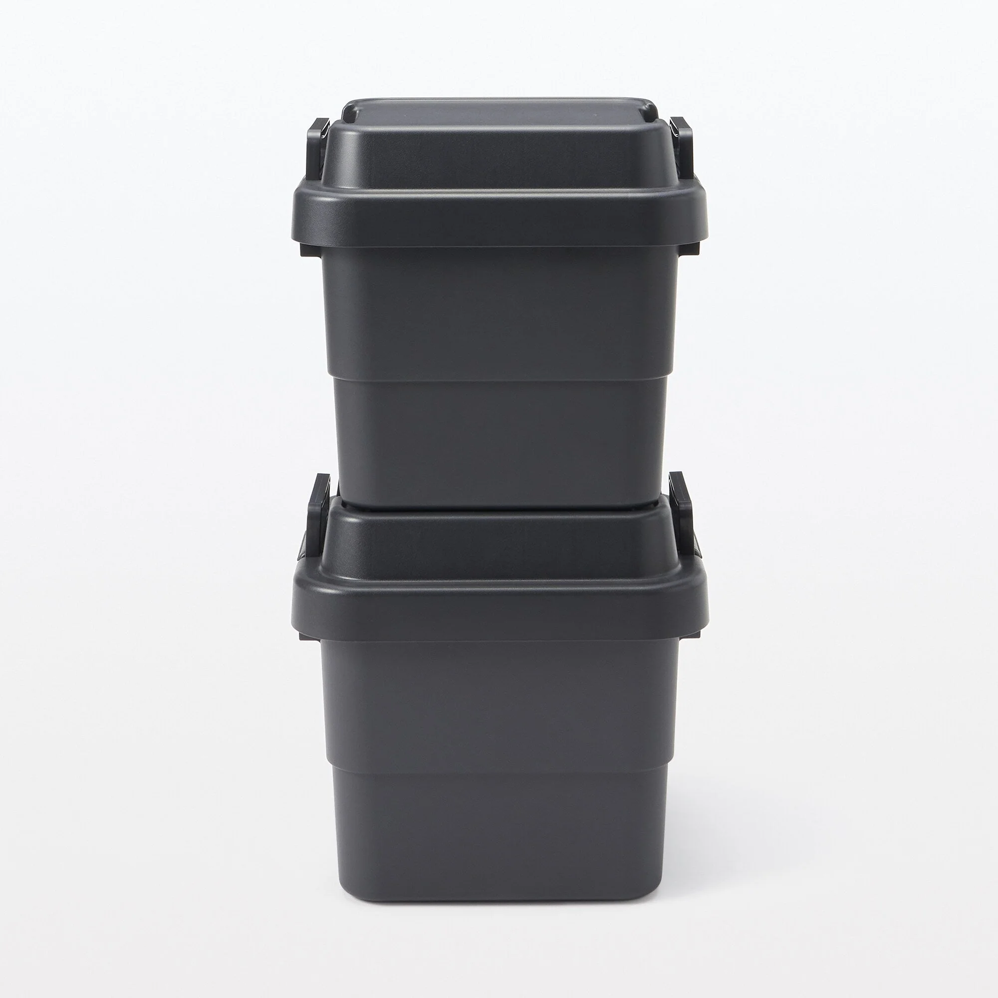 Heavy Duty Polypropylene Storage Box - Dark Gray - Small 7.9 gal - Image 7
