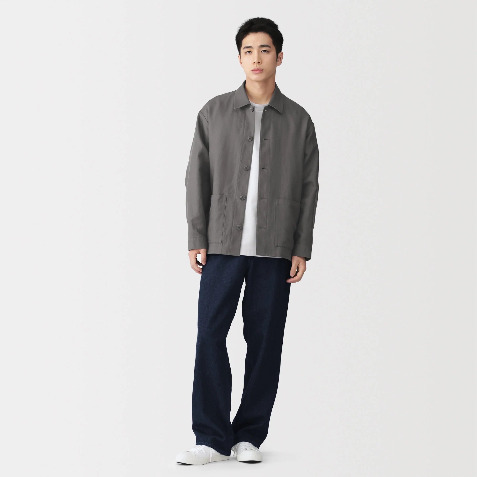 Hemp Blend Twill Jacket - Image 4