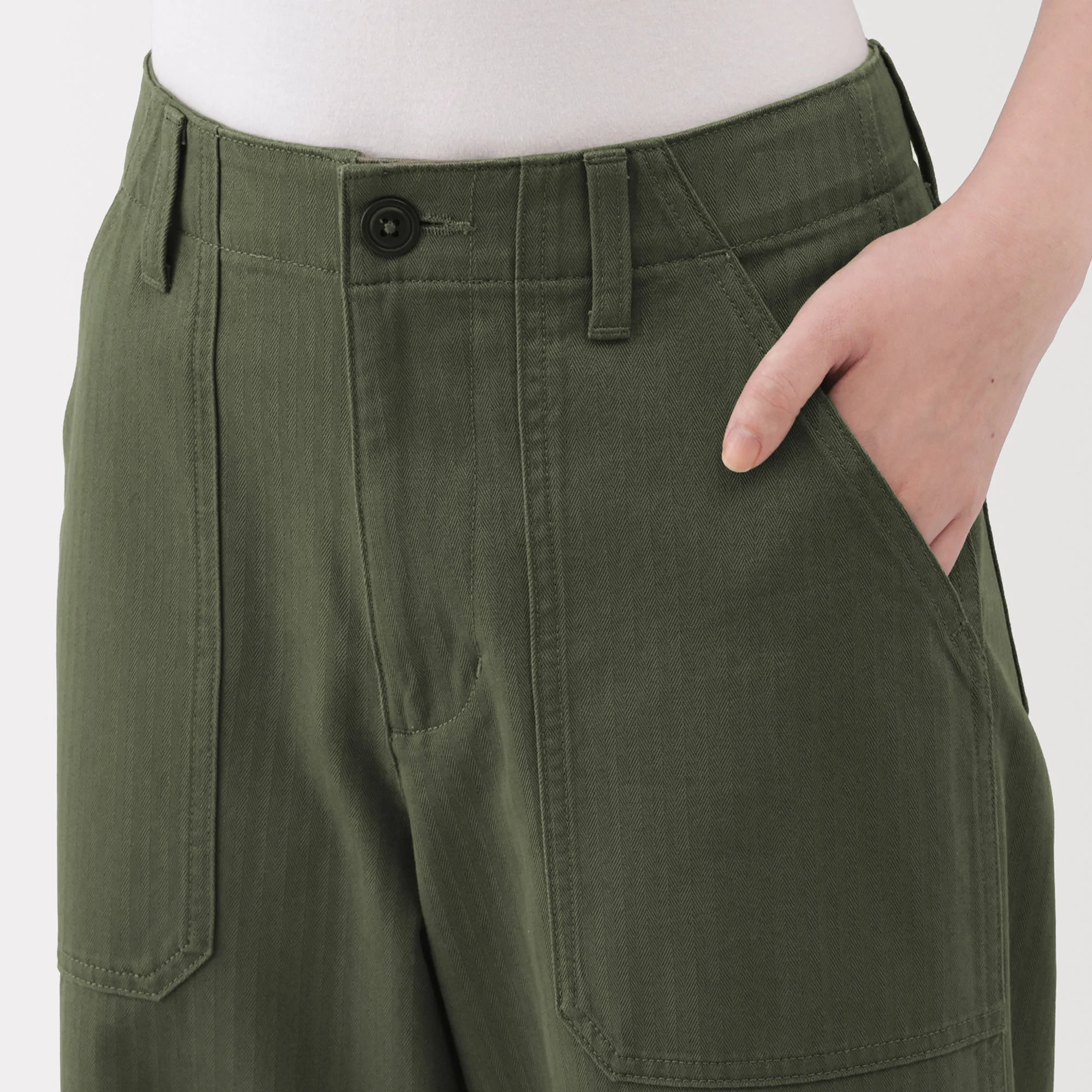Herringbone Baker Trousers - Image 33