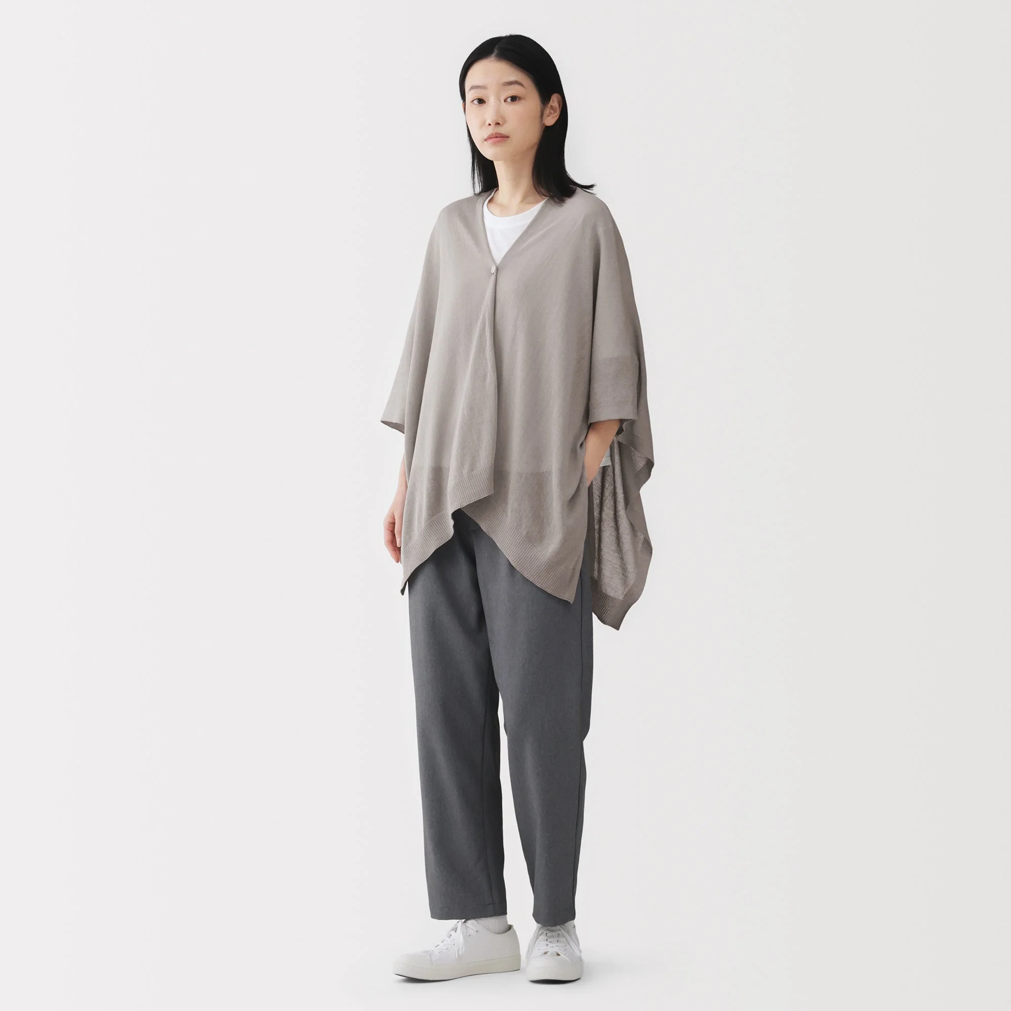 High-Twist Cotton Buttoned Bolero - Image 12