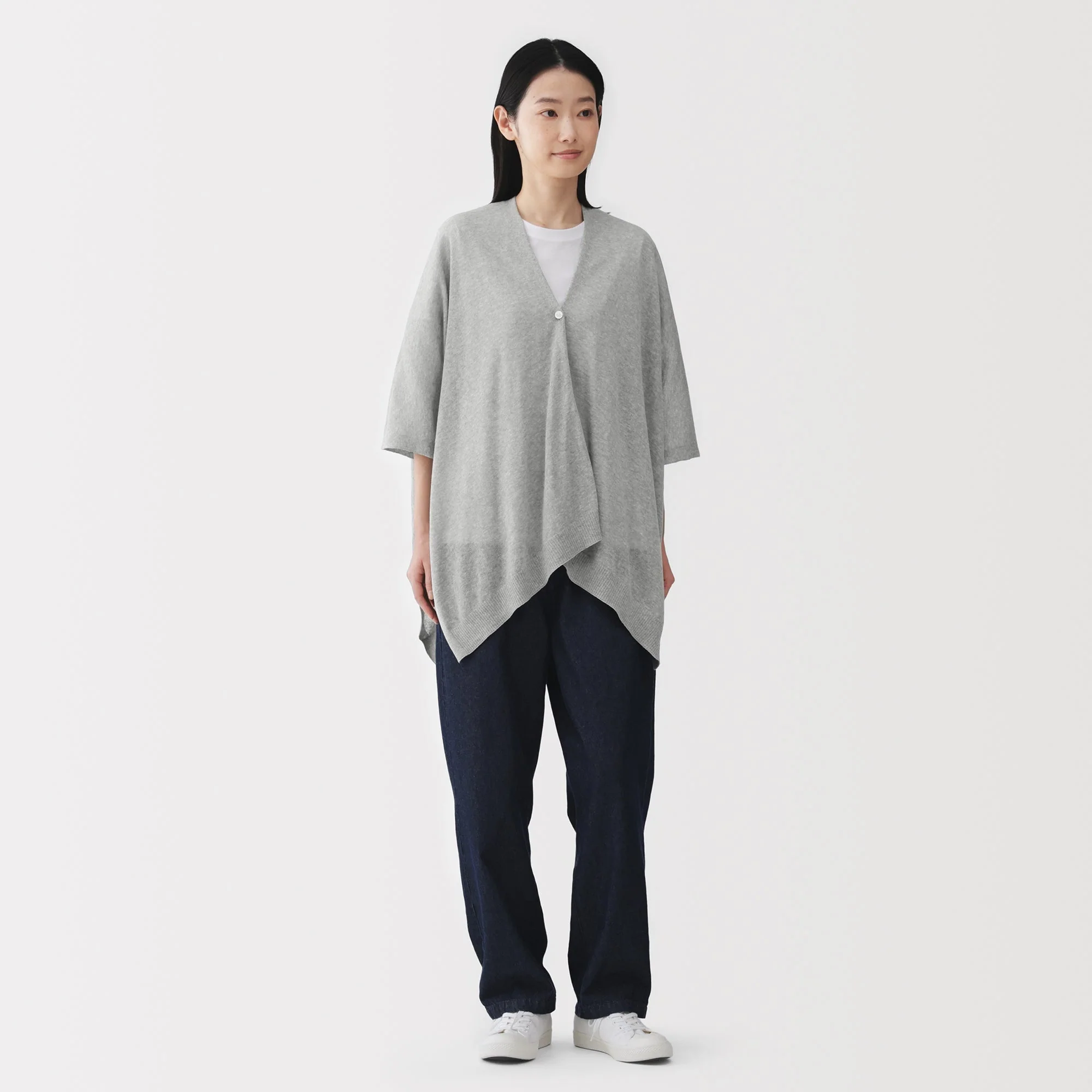 High-Twist Cotton Buttoned Bolero - Image 28