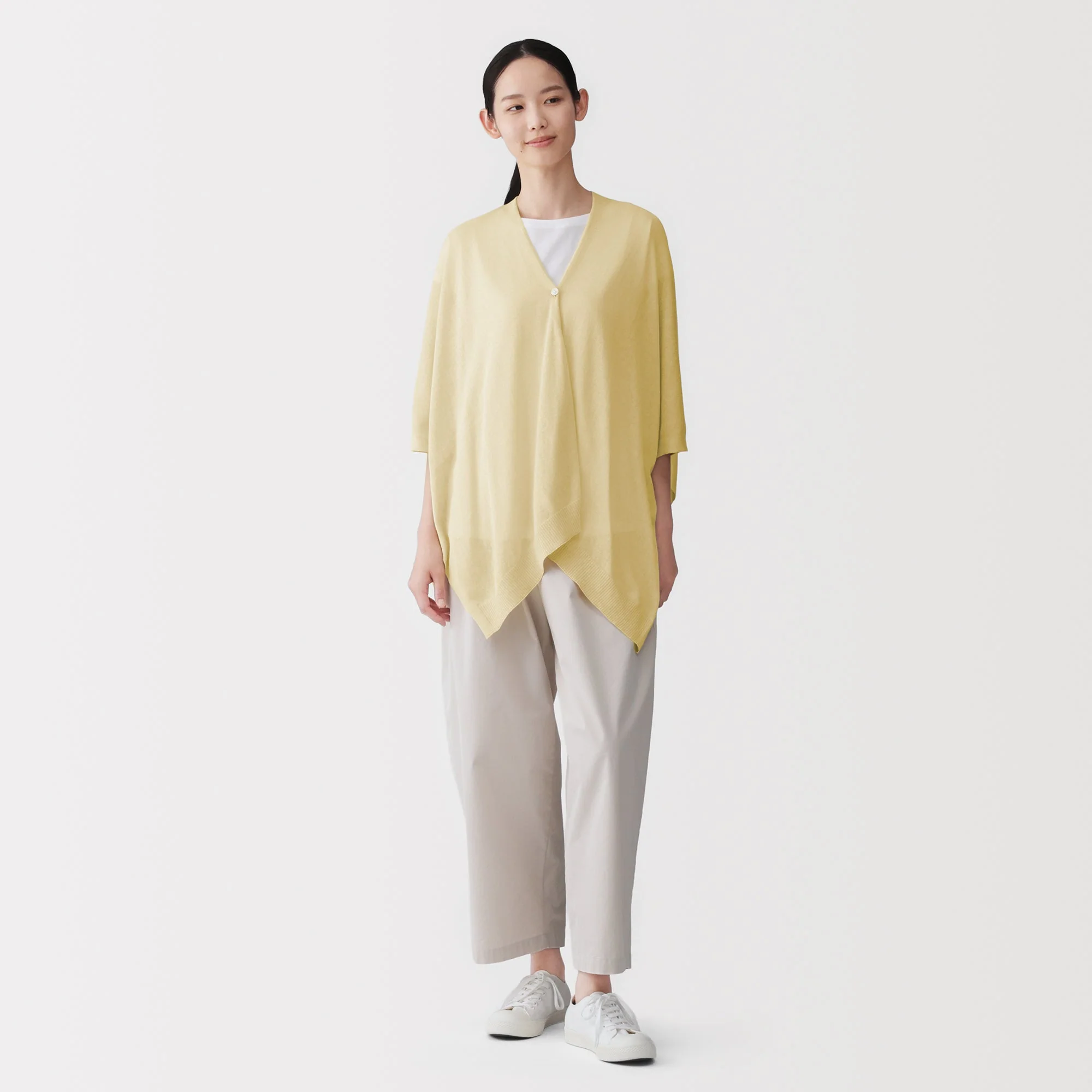 High-Twist Cotton Buttoned Bolero - Image 4