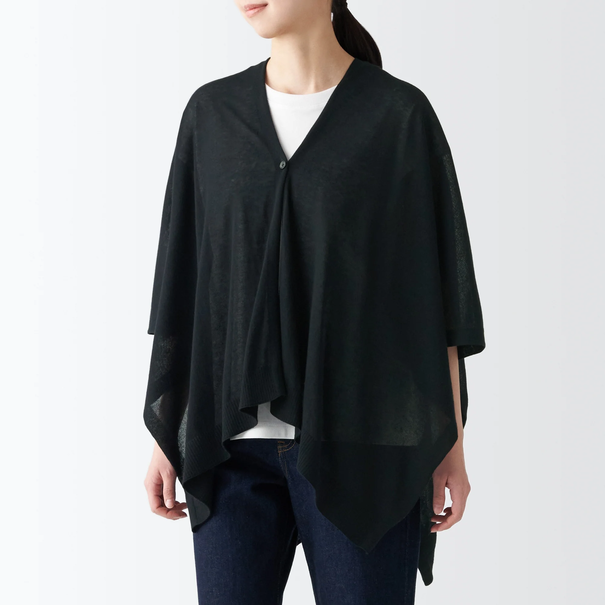 High-Twist Cotton Buttoned Bolero - Image 35