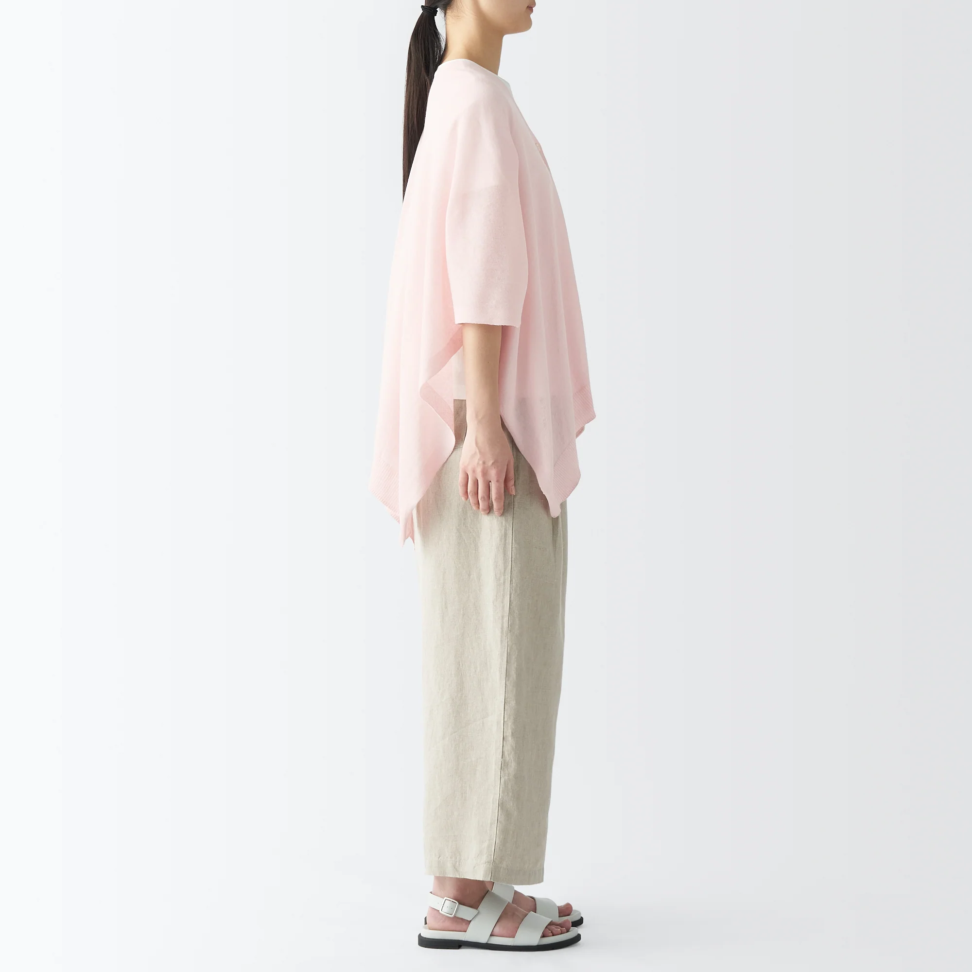 High-Twist Cotton Buttoned Bolero - Image 45
