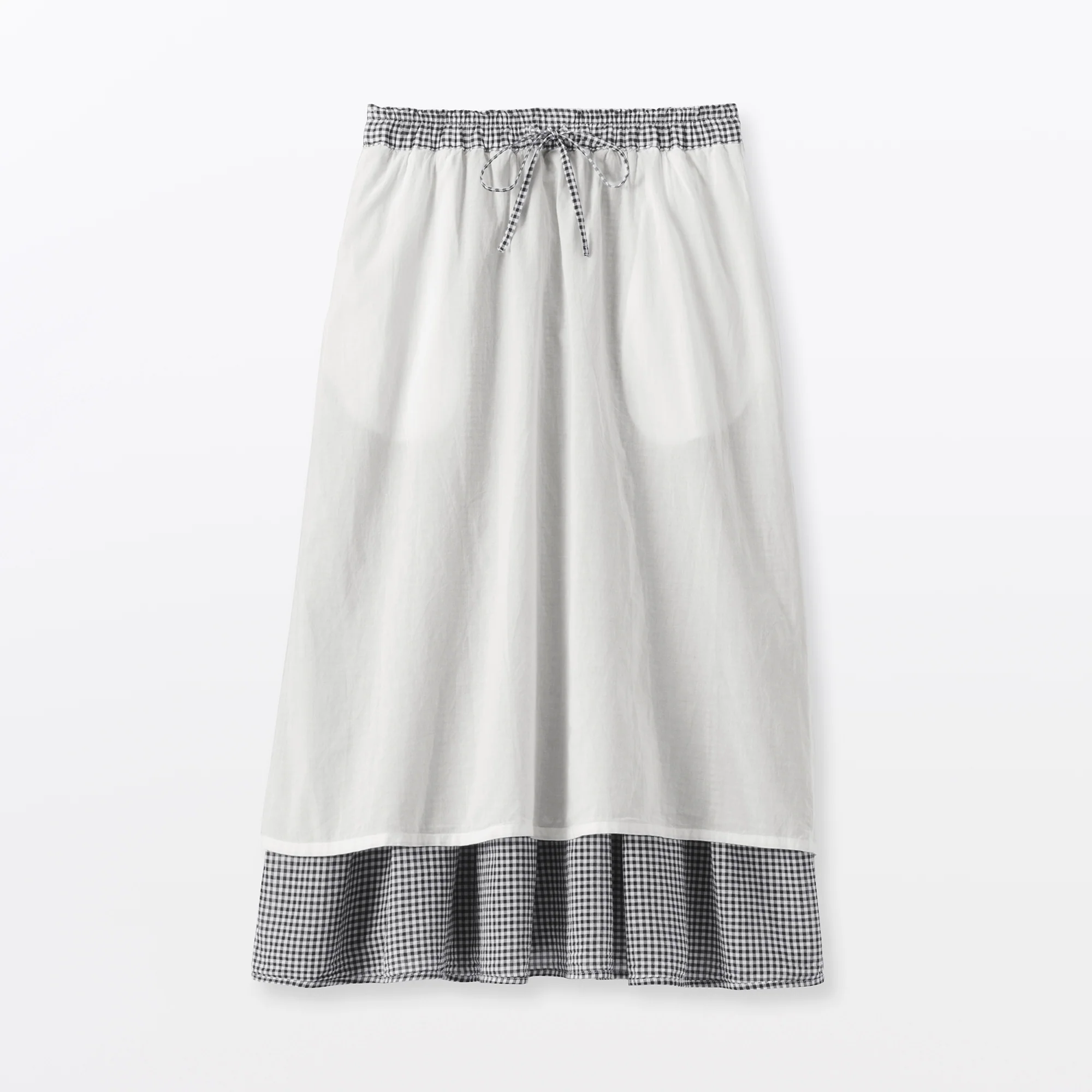 High-Twist Cotton Gathered Skirt - Image 20