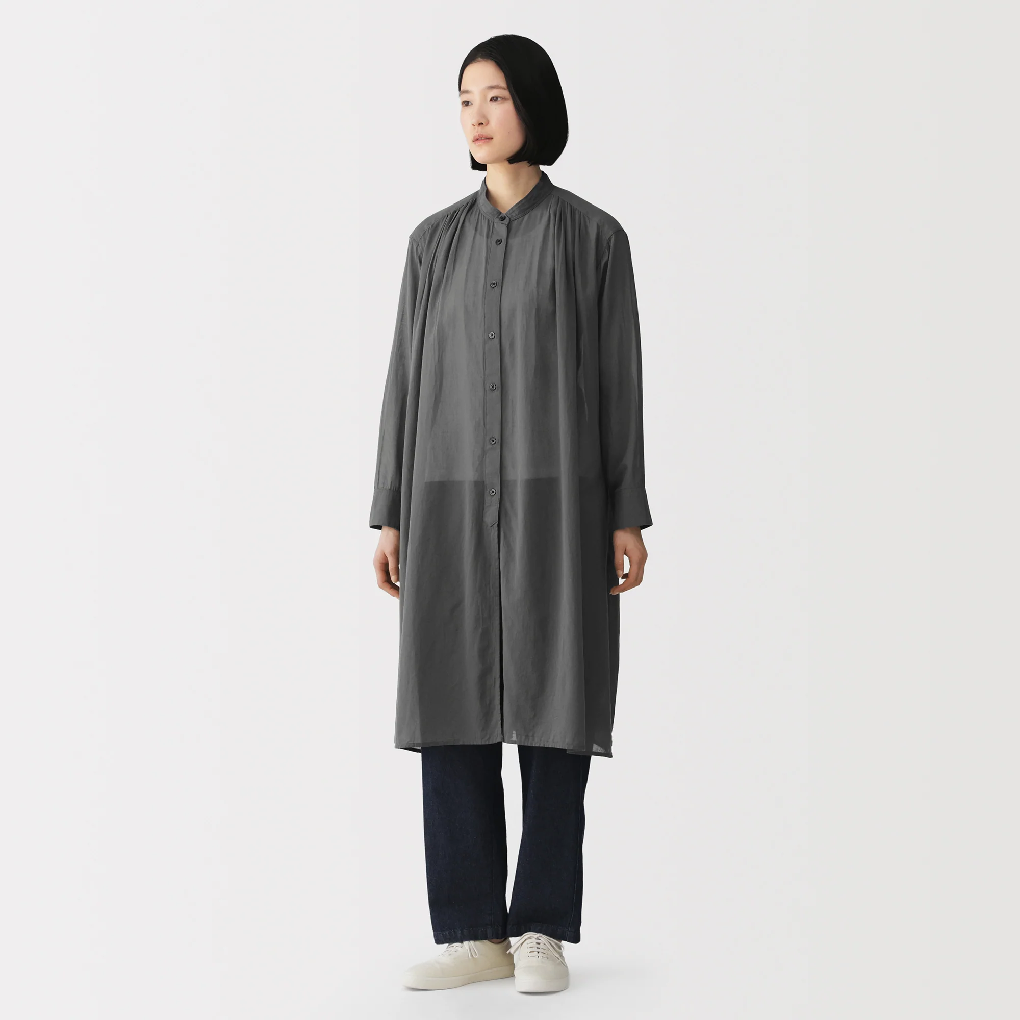 High-Twist Cotton Sheer Dress - Image 4