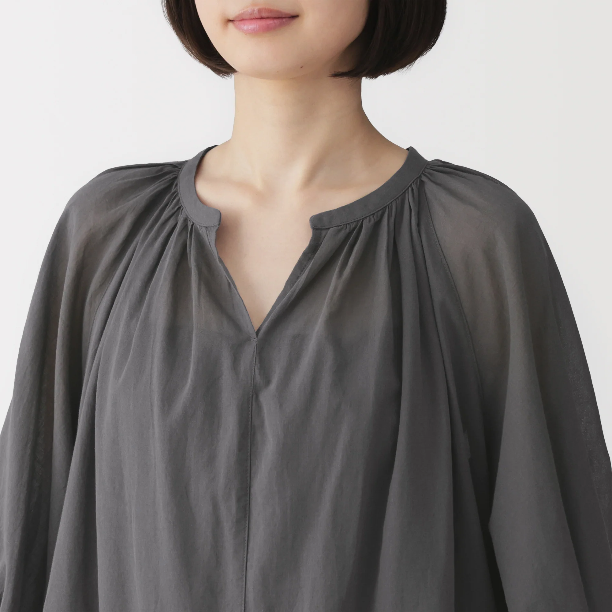High-Twist Cotton Sheer Dress - Image 14
