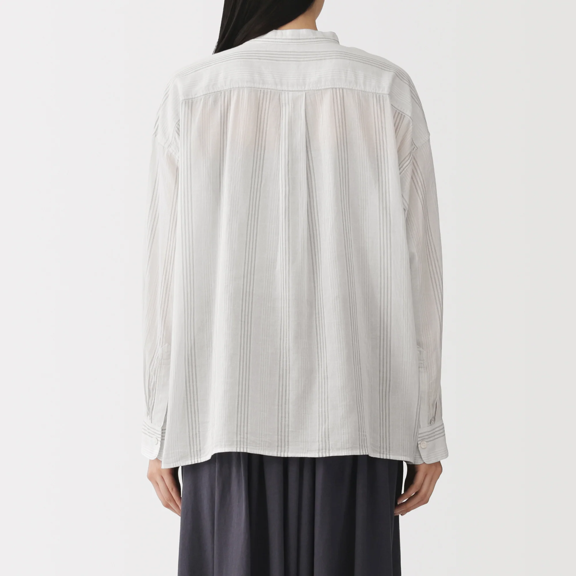 High-Twist Cotton Sheer Shirt - Image 22