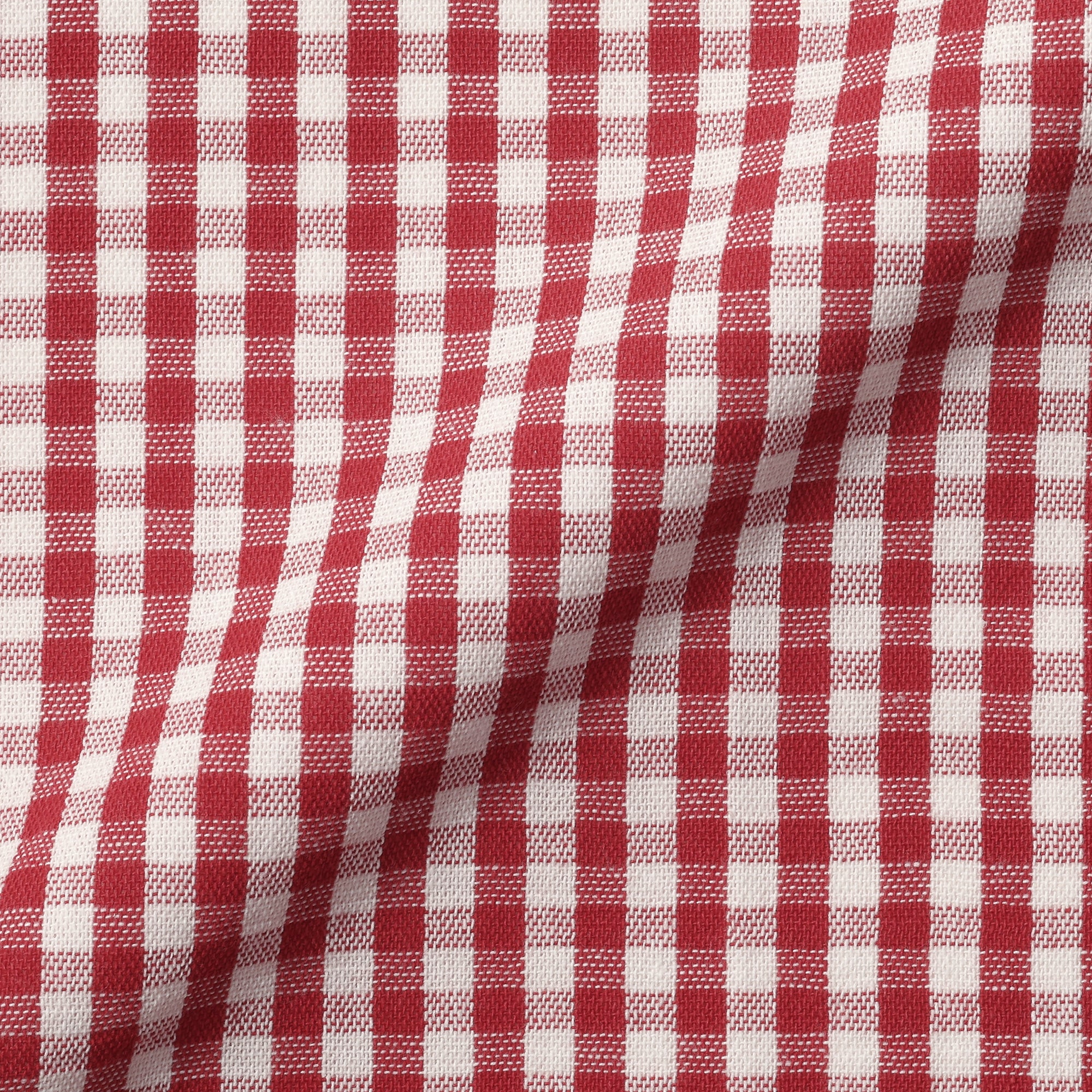 Indian Cotton Napkin - Off-white x Red - Image 3