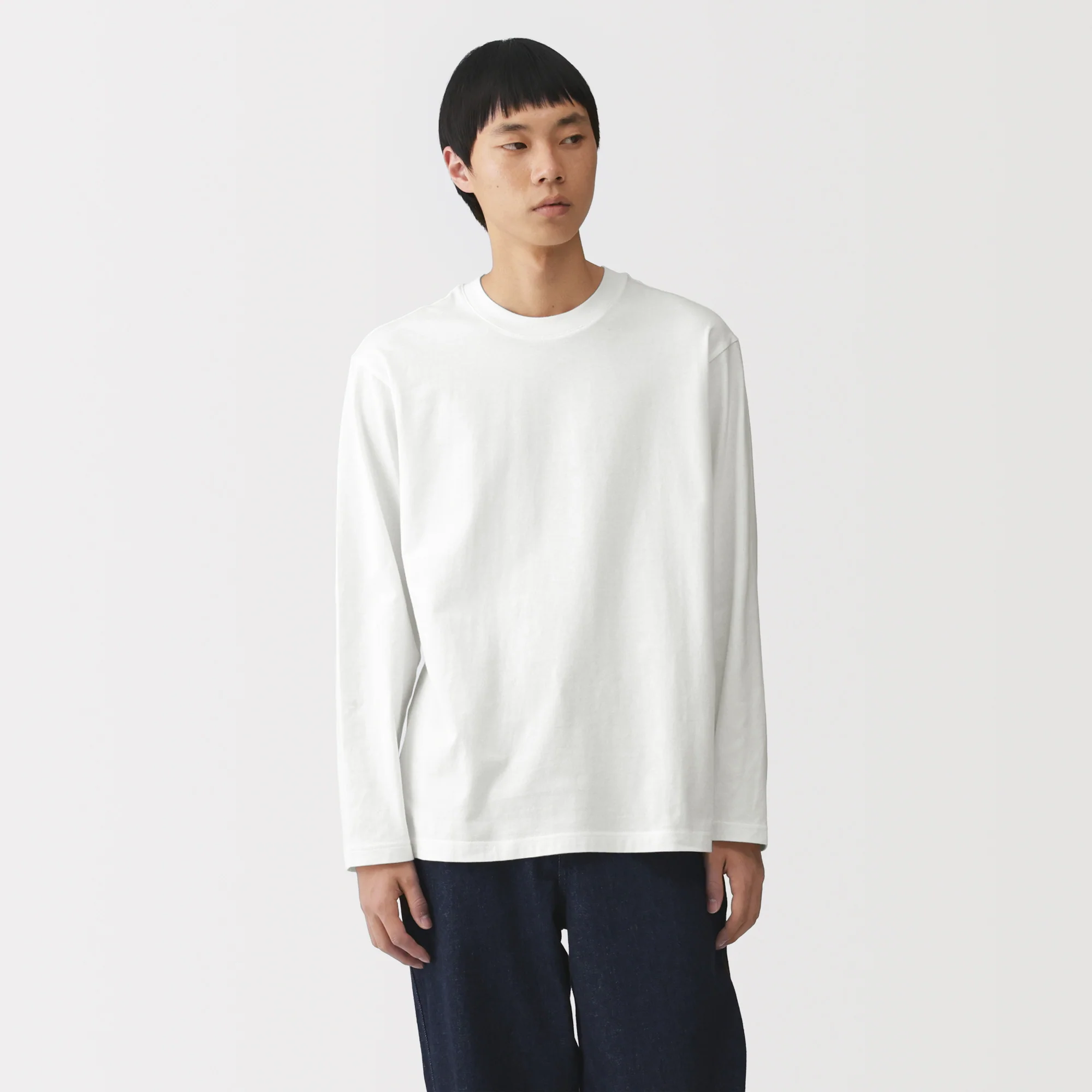 Cotton Jersey Crewneck T-Shirt - Image 3
