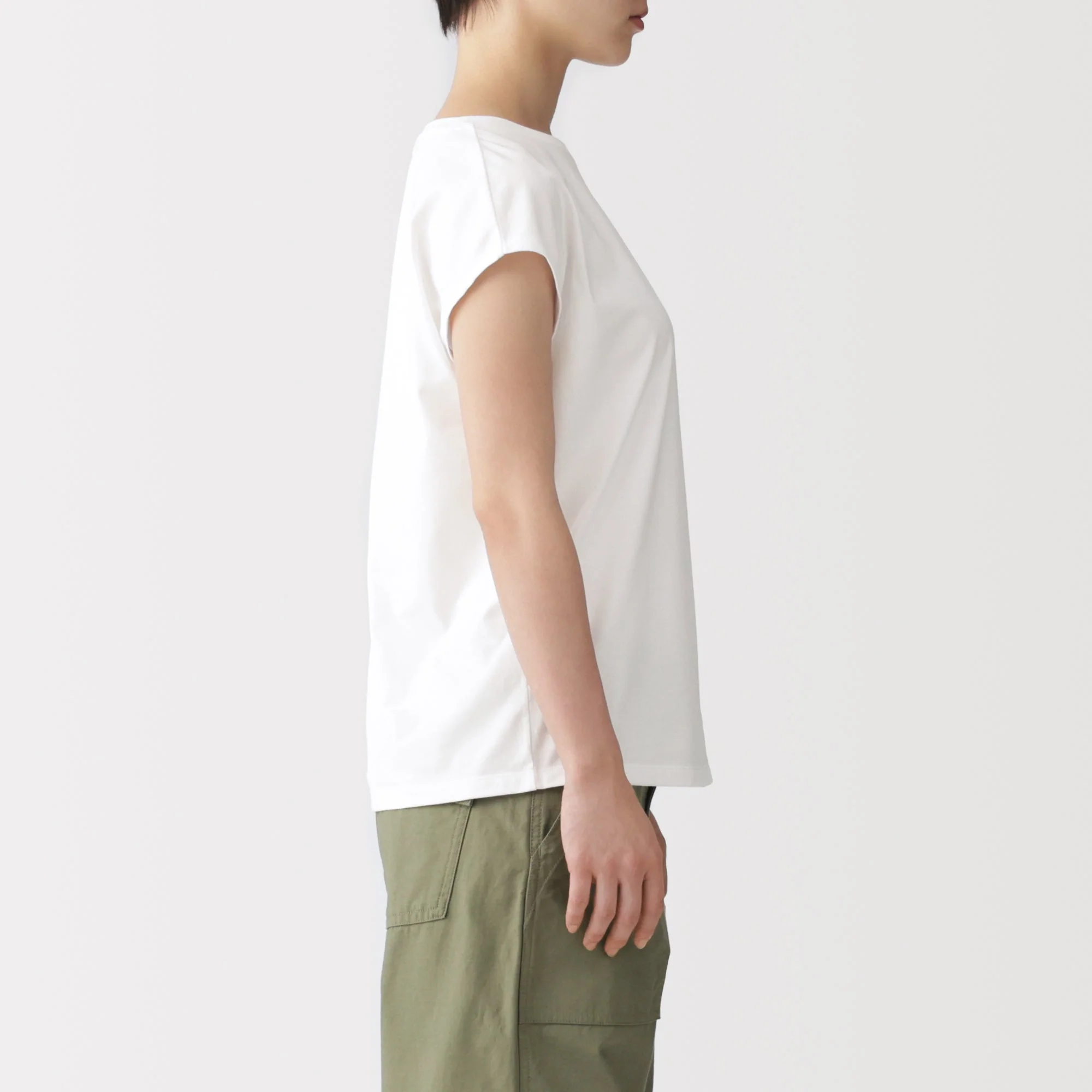 Jersey French Sleeve T-Shirt - Image 13