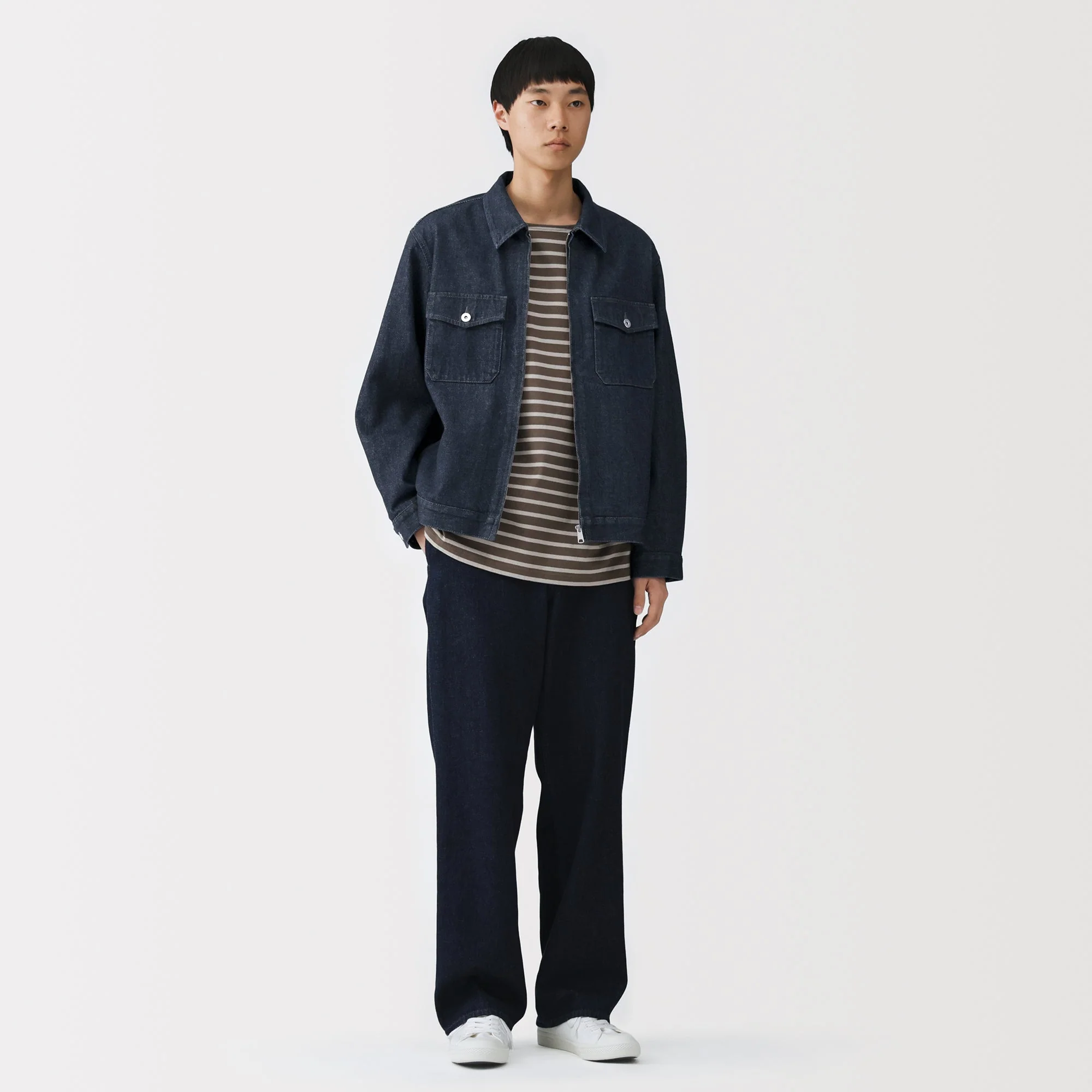 Kapok Blend Denim Blouson - Image 13