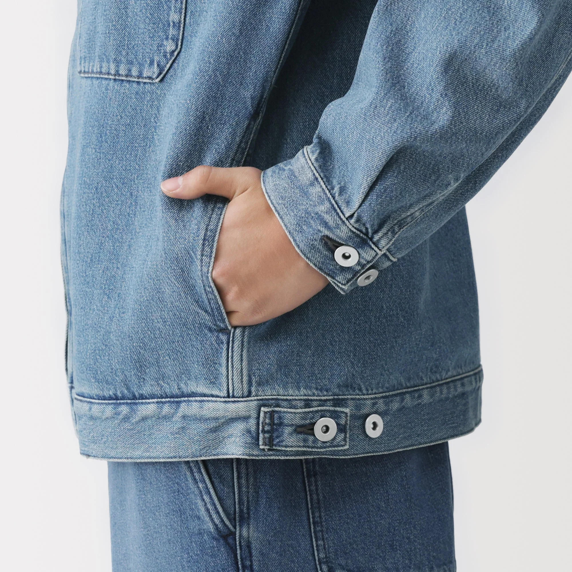 Kapok Blend Denim Blouson - Image 17