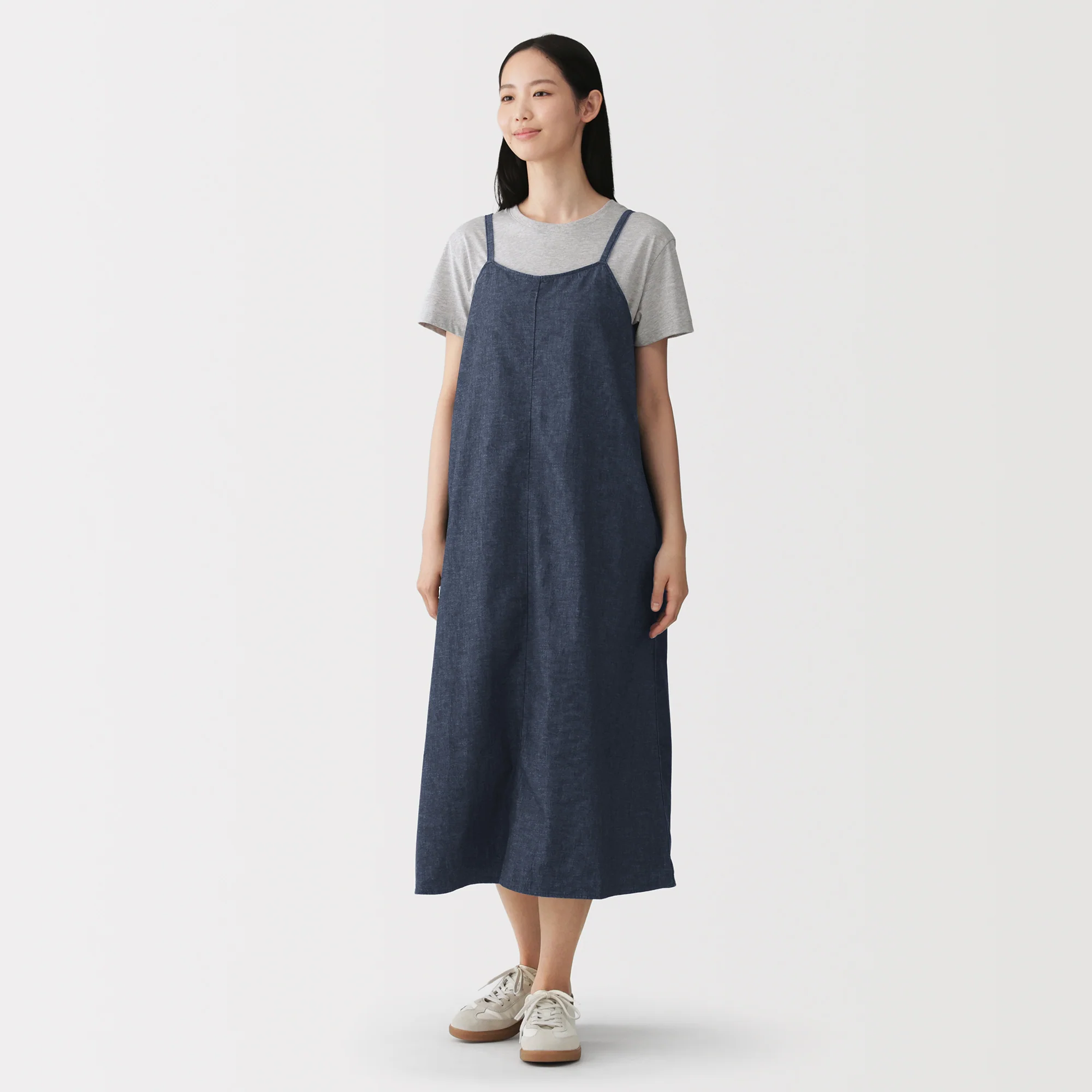 Kapok Blend Denim Cami Dress - Image 10