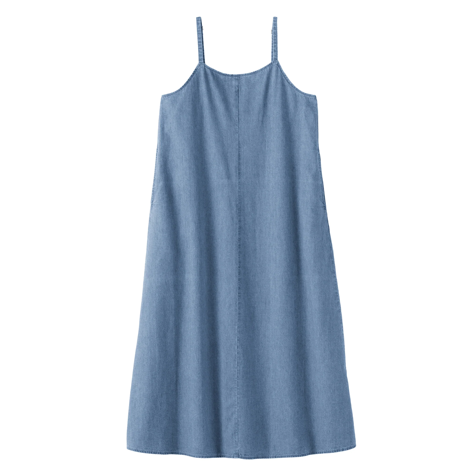 Kapok Blend Denim Cami Dress - Image 2