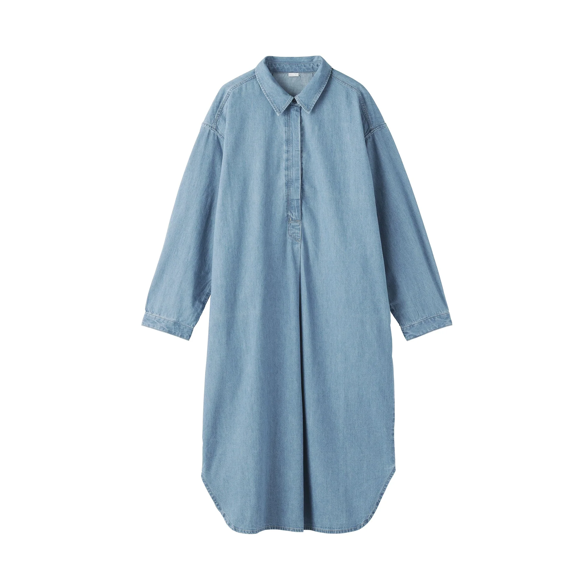 Kapok Blend Denim Dress - Image 2