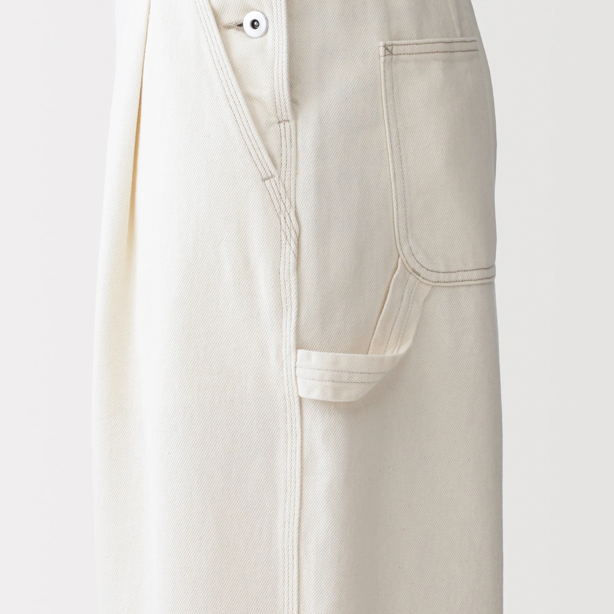 Kapok Blend Denim Overall Pants - Image 8