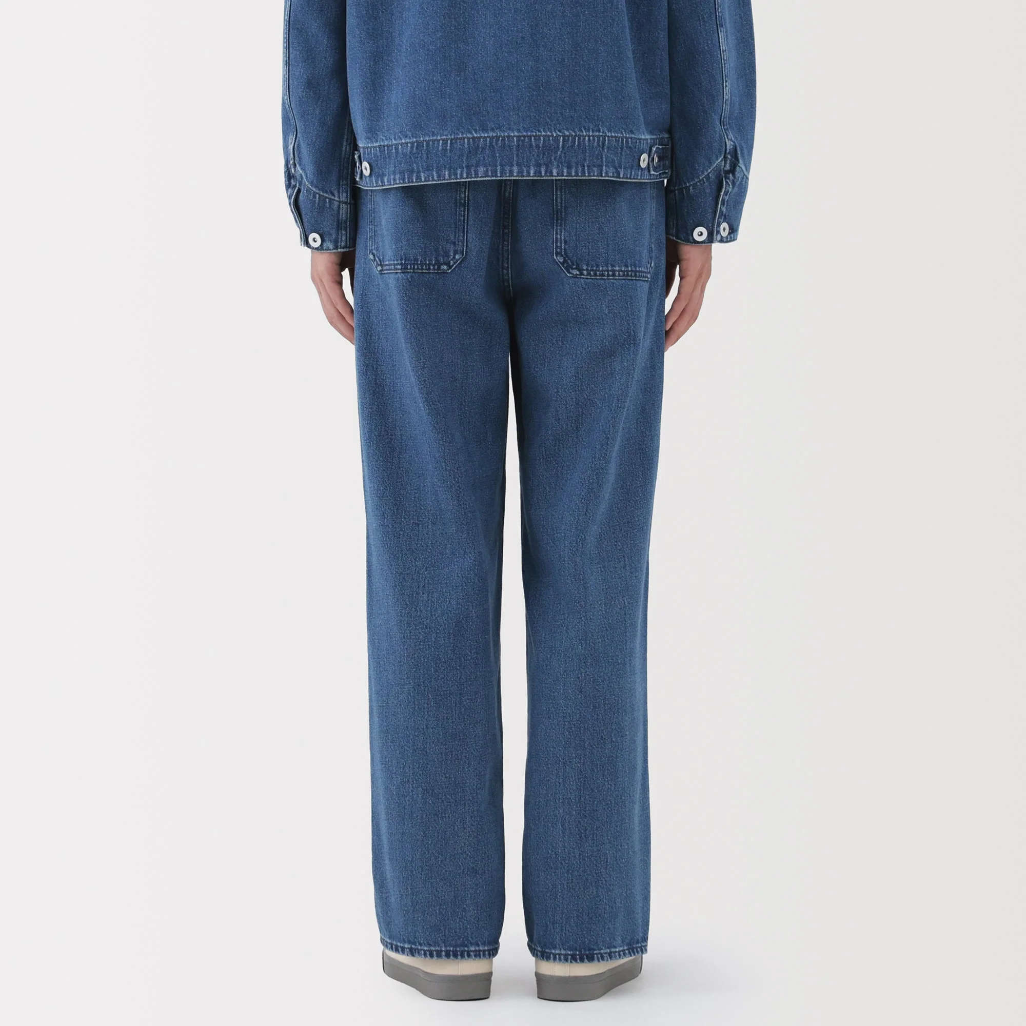 Kapok Blend Denim Work Trousers - Image 6
