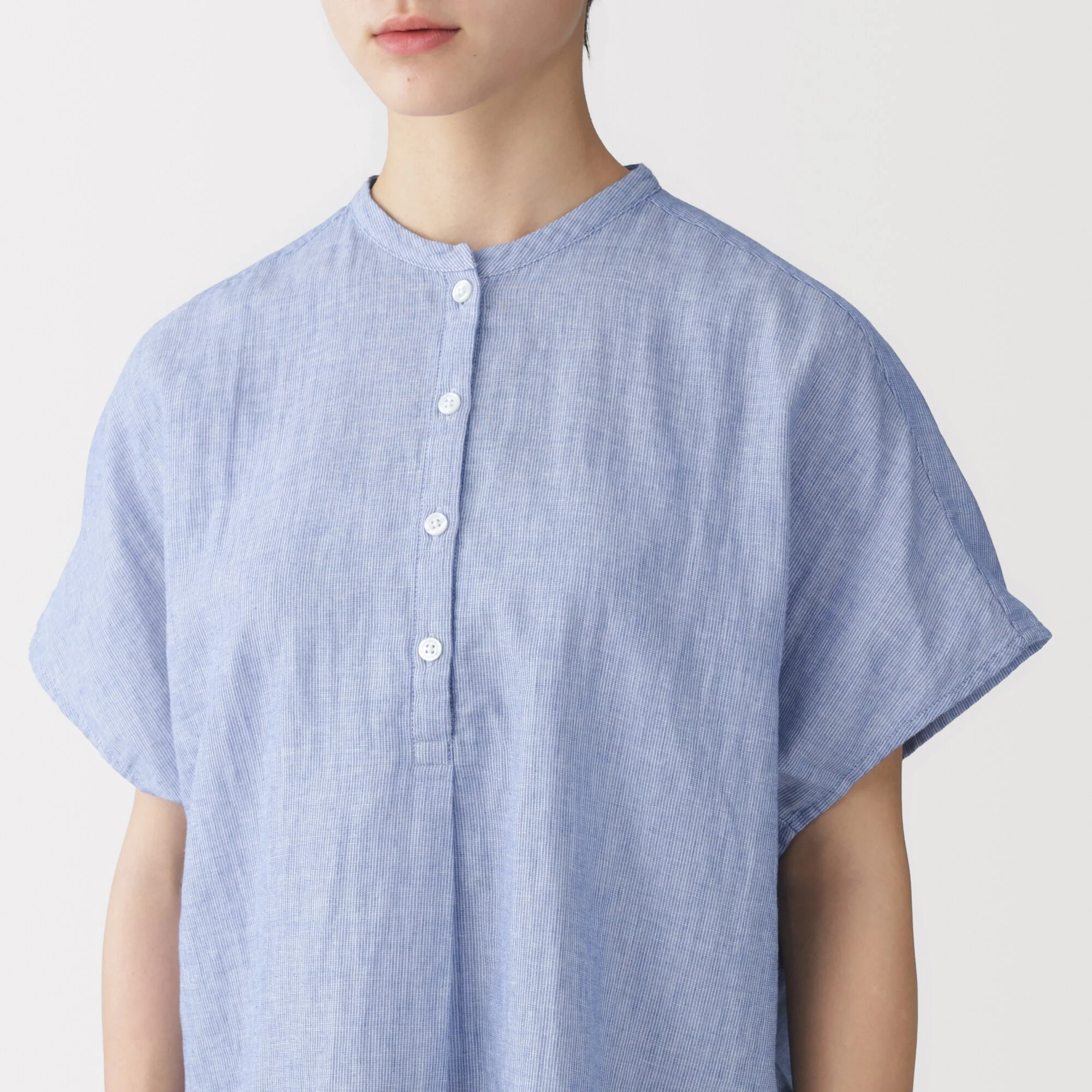 Kapok Blend Double Gauze Blouse - Image 15