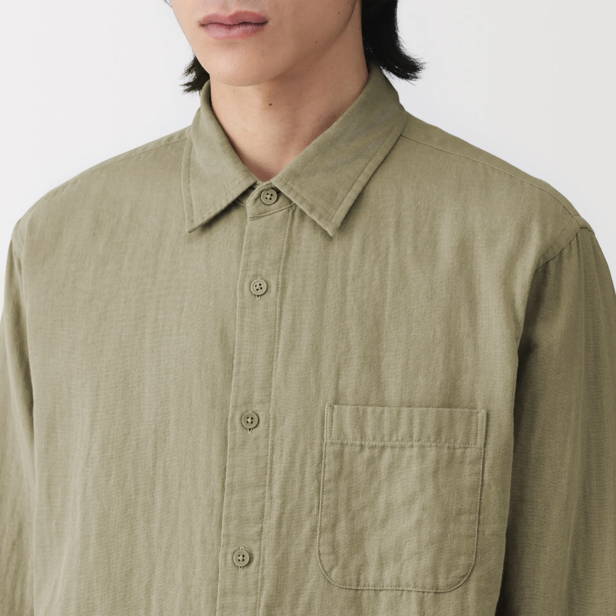 Kapok Blend Double Gauze Shirt - Image 16
