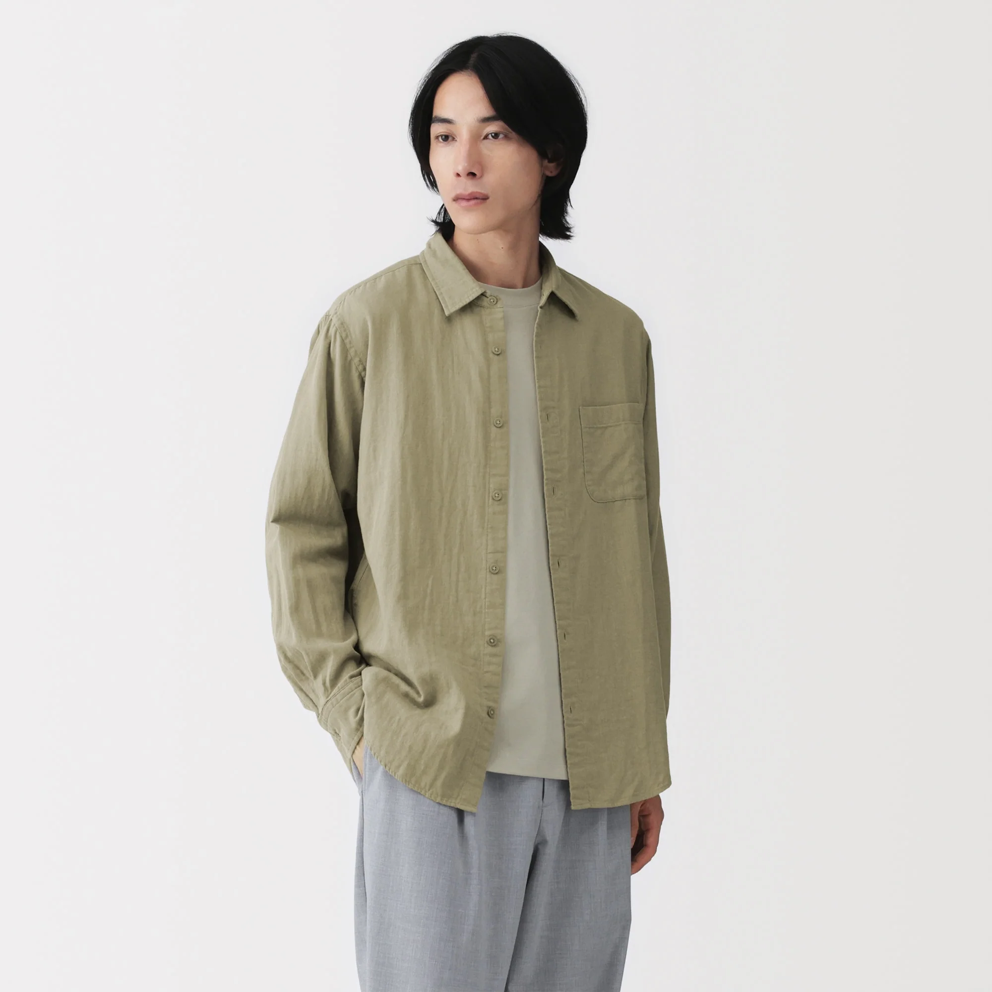 Kapok Blend Double Gauze Shirt - Image 21