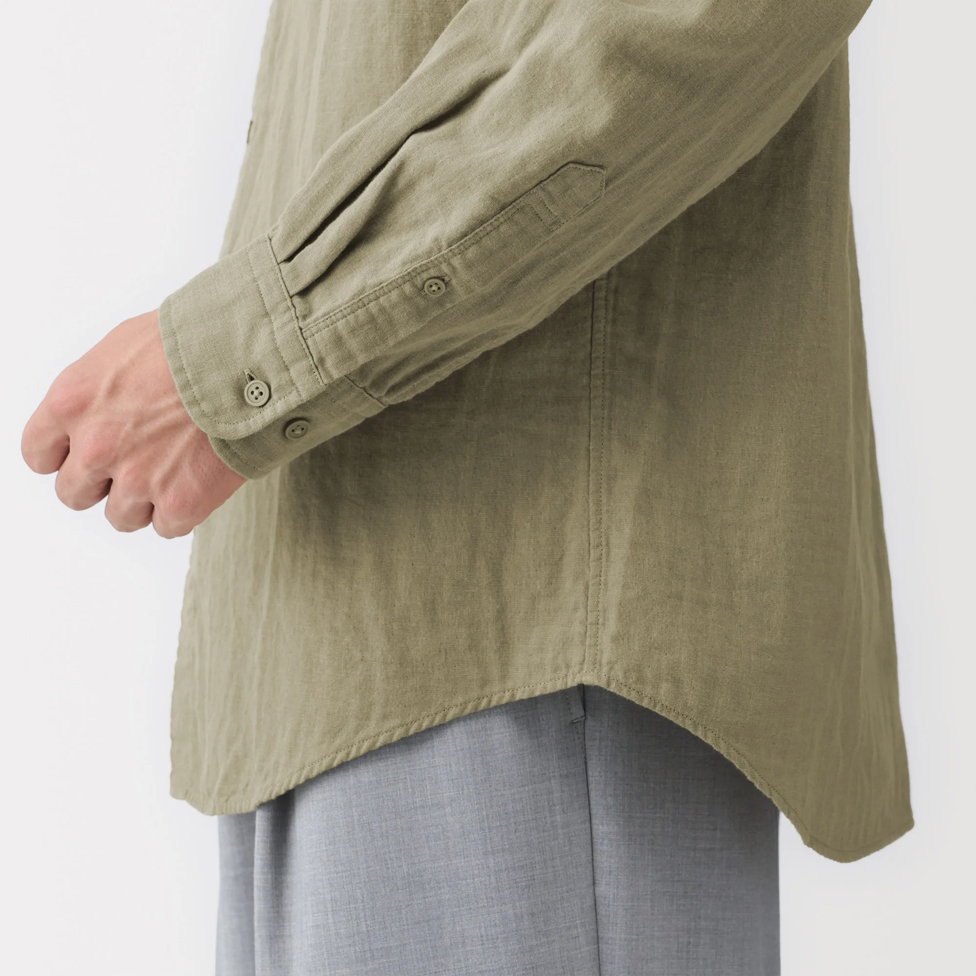 Kapok Blend Double Gauze Shirt - Image 8