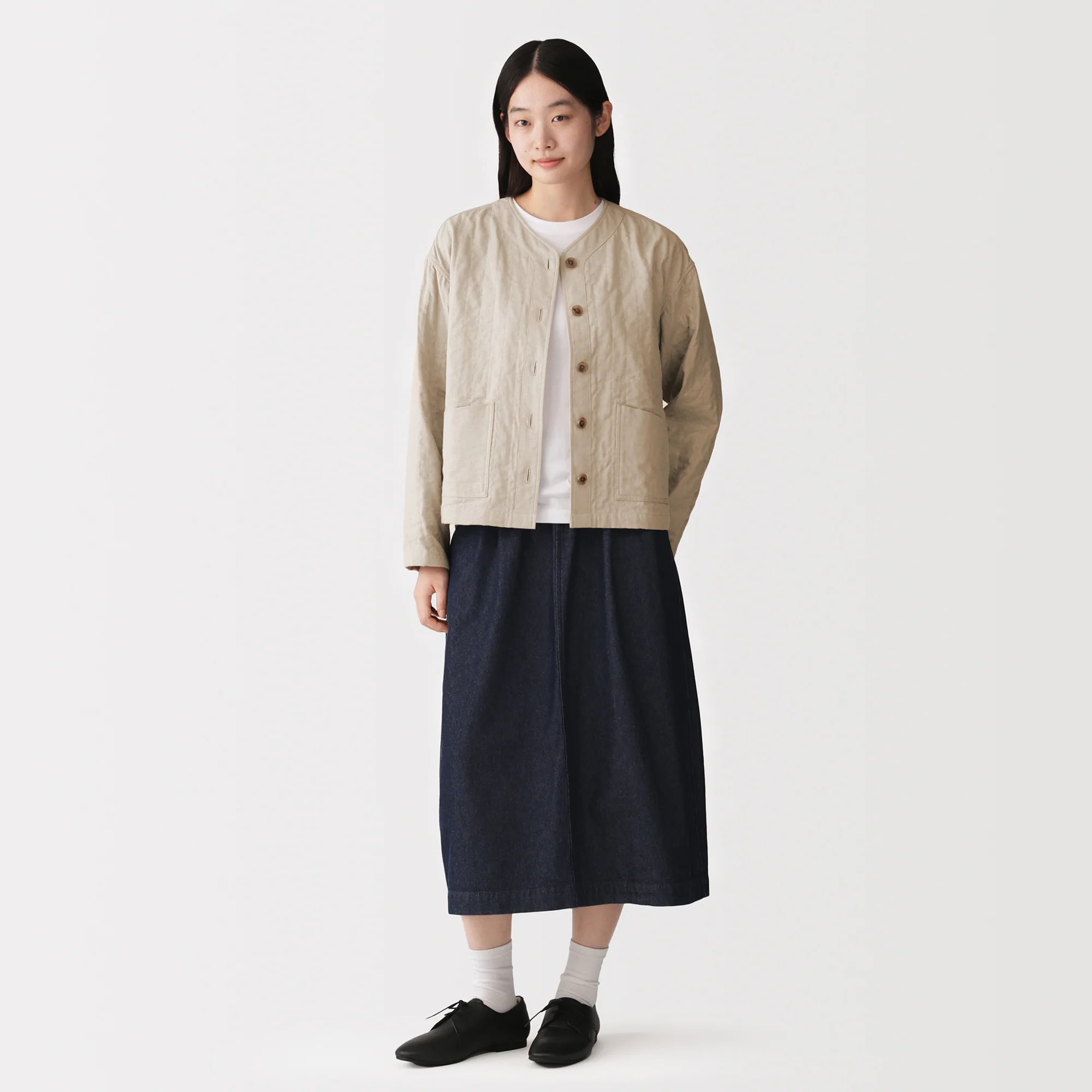 Kapok Blend Quilted Jacket - Image 13