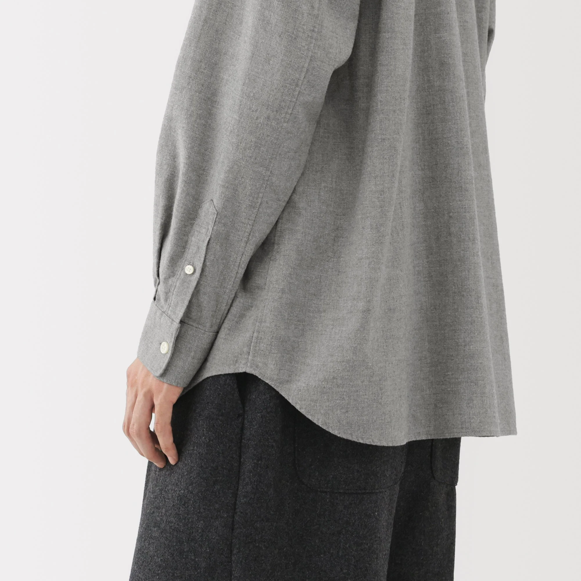 Labo Brushed Herringbone Shirt - Image 16