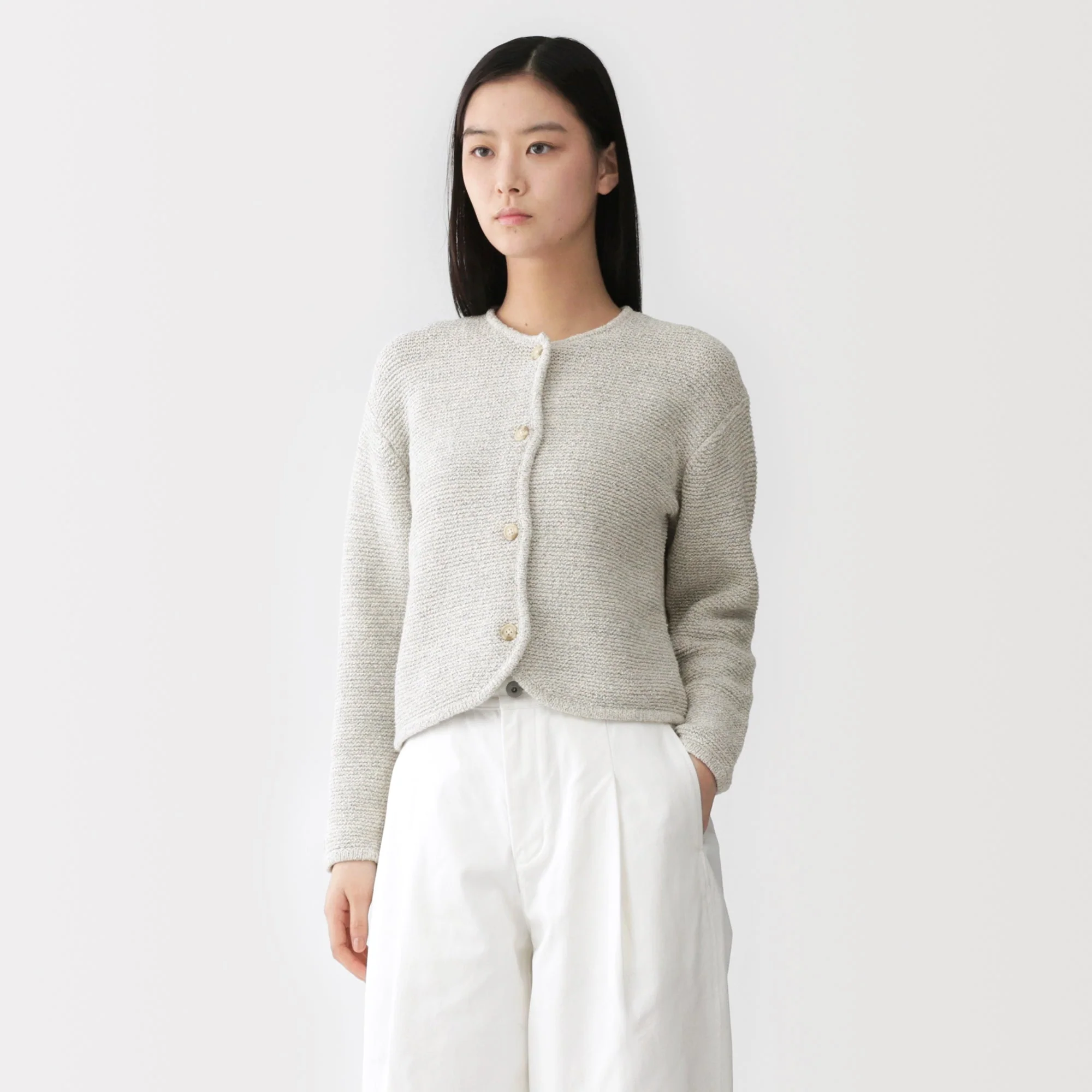 Labo Cotton Blend Loop Yarn Jacket - Image 10